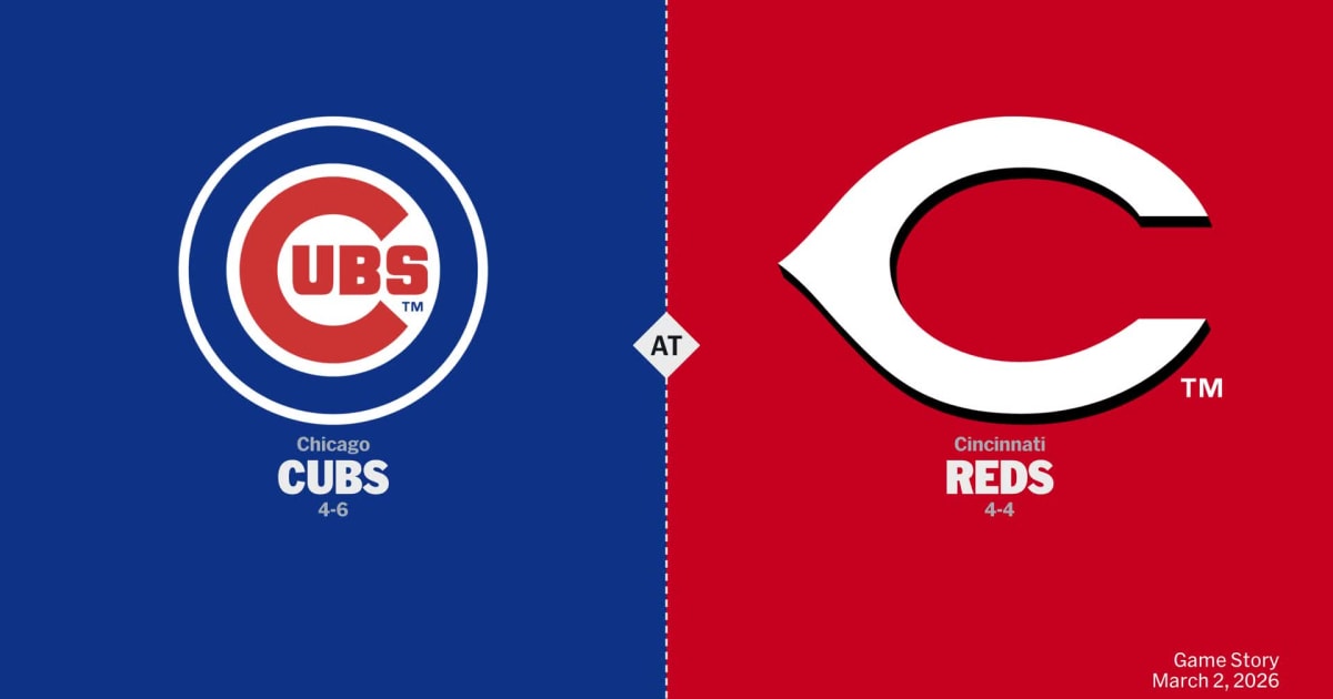 Chicago Cubs at Cincinnati Reds Game Story, Scores/Highlights - 03/02 ...