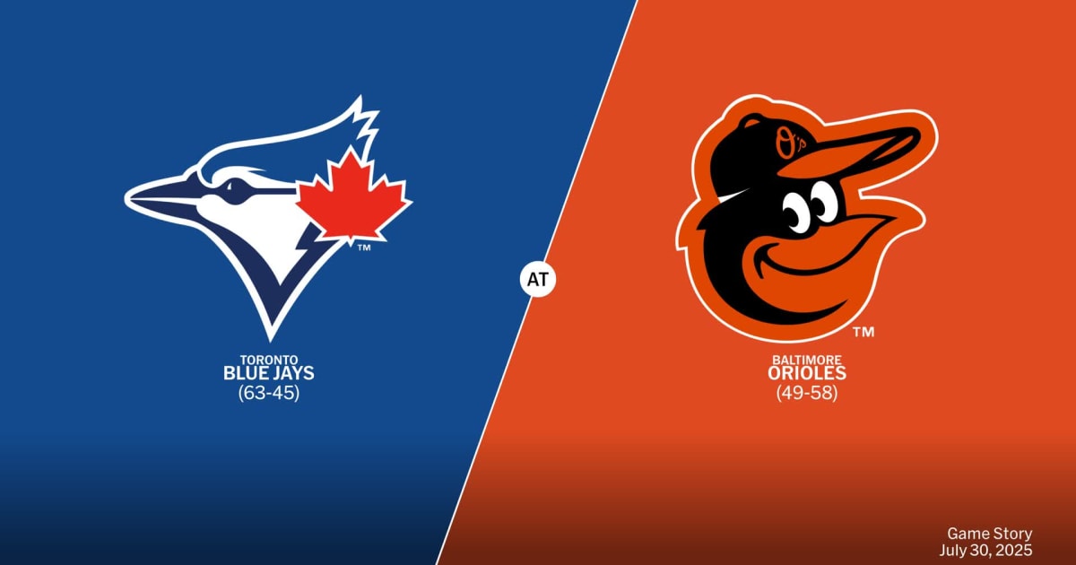 Toronto Blue Jays at Baltimore Orioles Game Story, Scores/Highlights -  07/30/2025 - MLB Stories