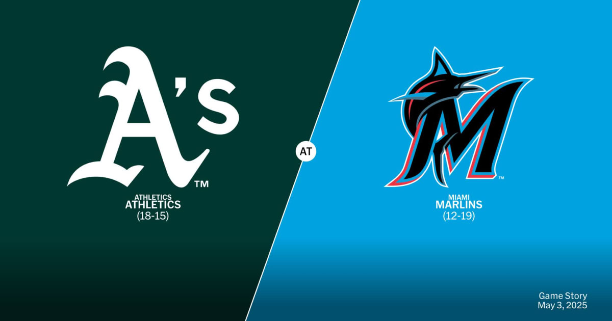 Athletics At Miami Marlins Game Story Scores Highlights 05 03 2025 MLB Stories