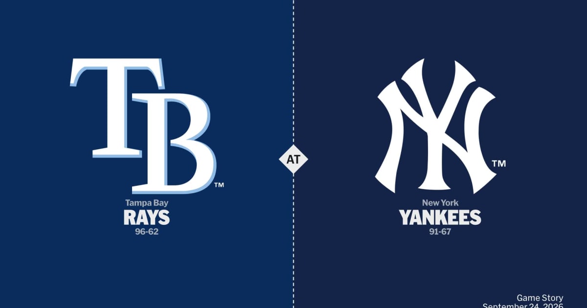 Tampa Bay Rays at New York Yankees Game Story, Scores/Highlights - 09 ...