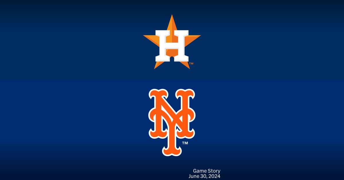 Houston Astros at New York Mets Game Story, Scores/Highlights - 06/30 ...