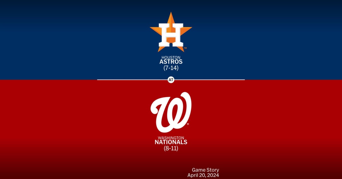 Blanco, Astros eye series win over Nationals