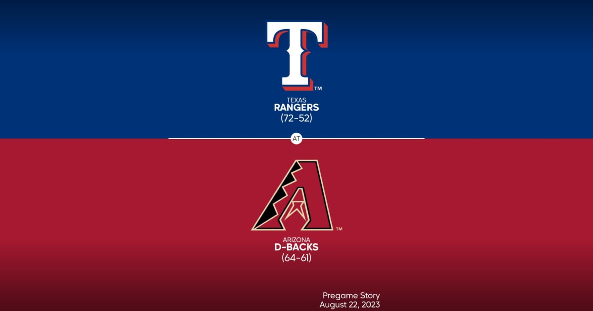 Texas Rangers at Arizona Diamondbacks Preview - 08/22/2023 - MLB Stories