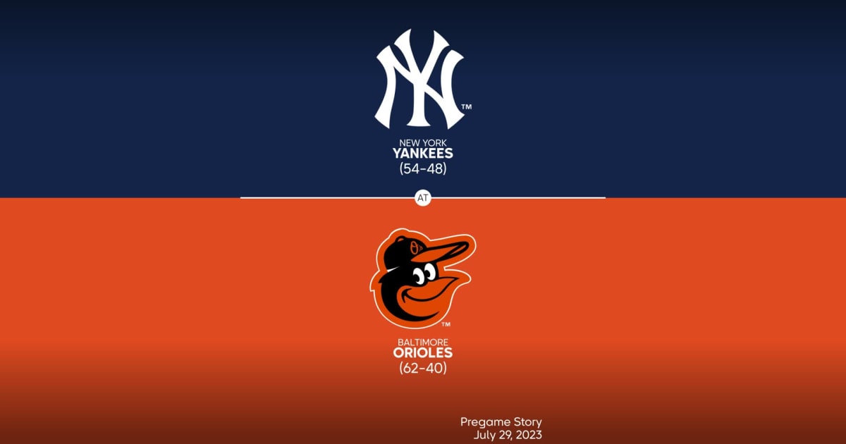 Yankees vs Baltimore Orioles July 03, 2023