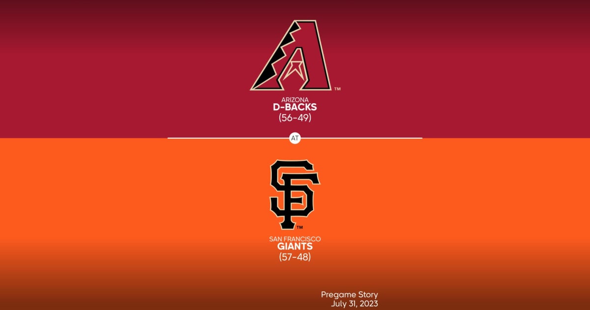 arizona-diamondbacks-at-san-francisco-giants-preview-07-31-2023-mlb