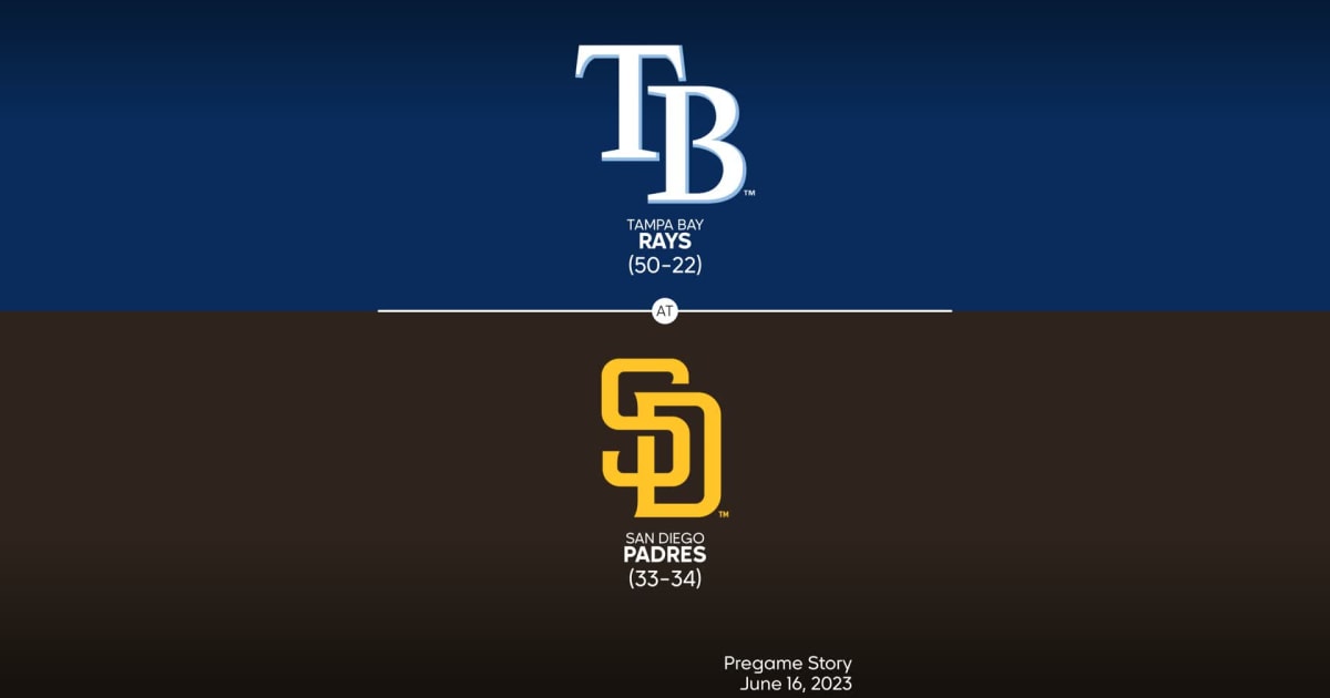 Tampa Bay Rays at San Diego Padres Preview 06/16/2023 Flipboard