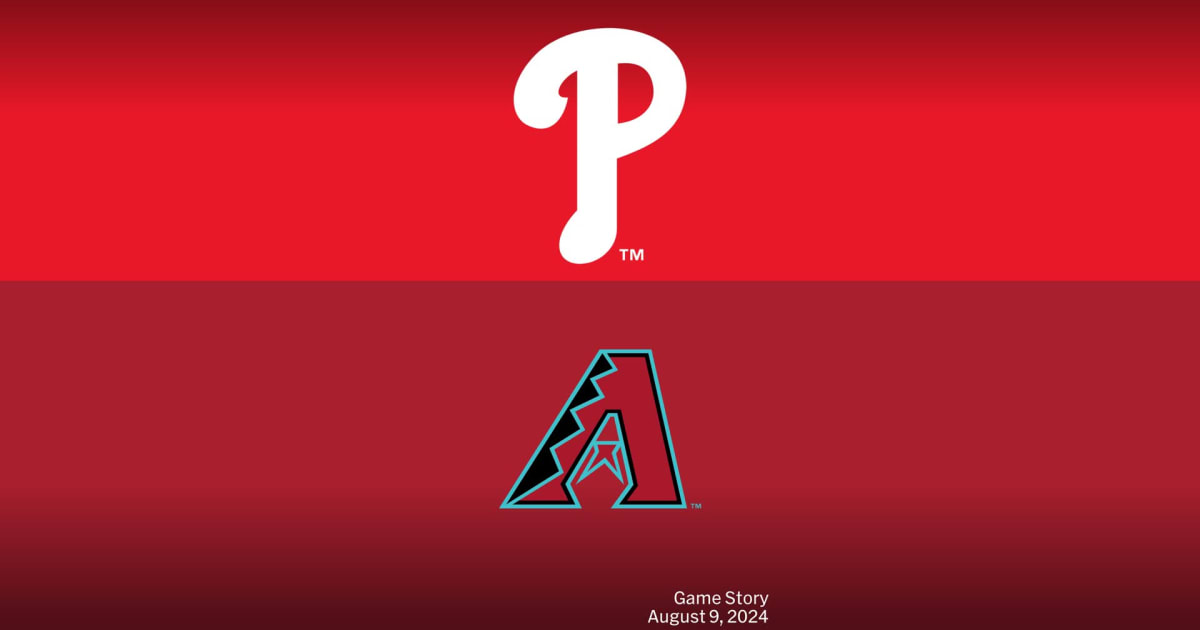 Philadelphia Phillies at Arizona Diamondbacks Game Story, Scores