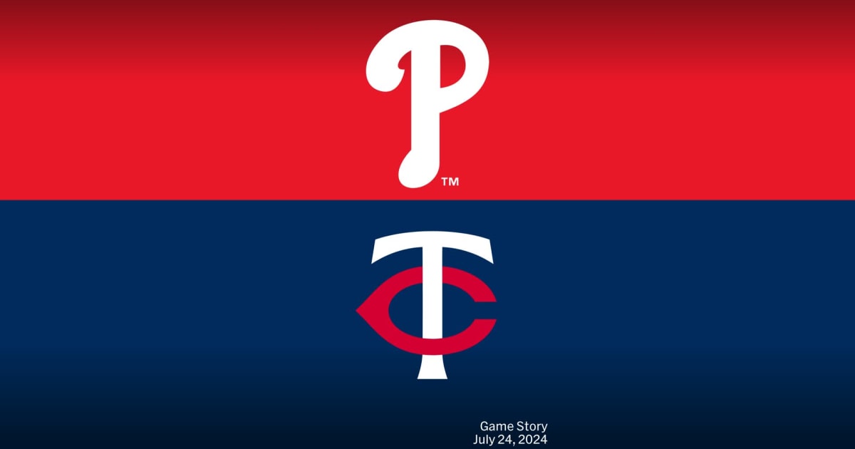 Philadelphia phillies at minnesota twins game story scores highlights