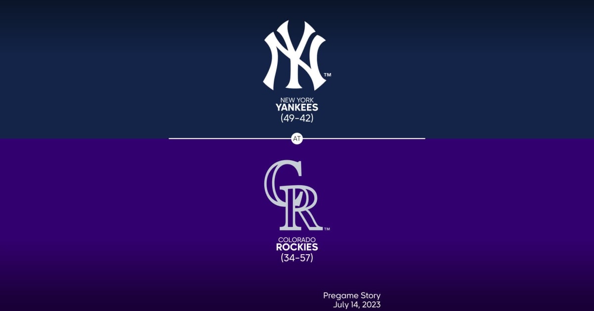 New york yankees at colorado rockies preview 07 14 2023 mlb stories