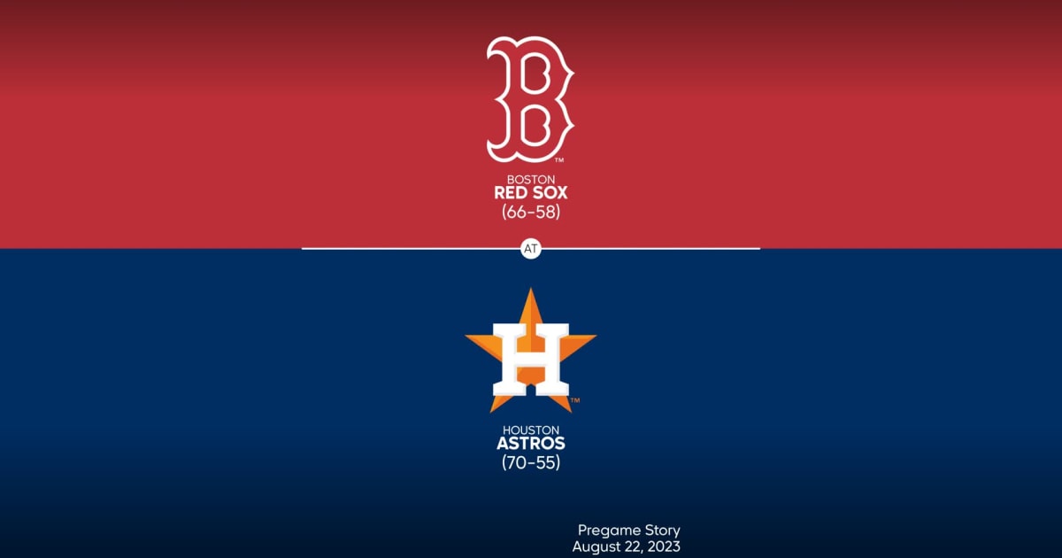 Tanner Houck #89 Boston Red Sox at Houston Astros August 22, 2023