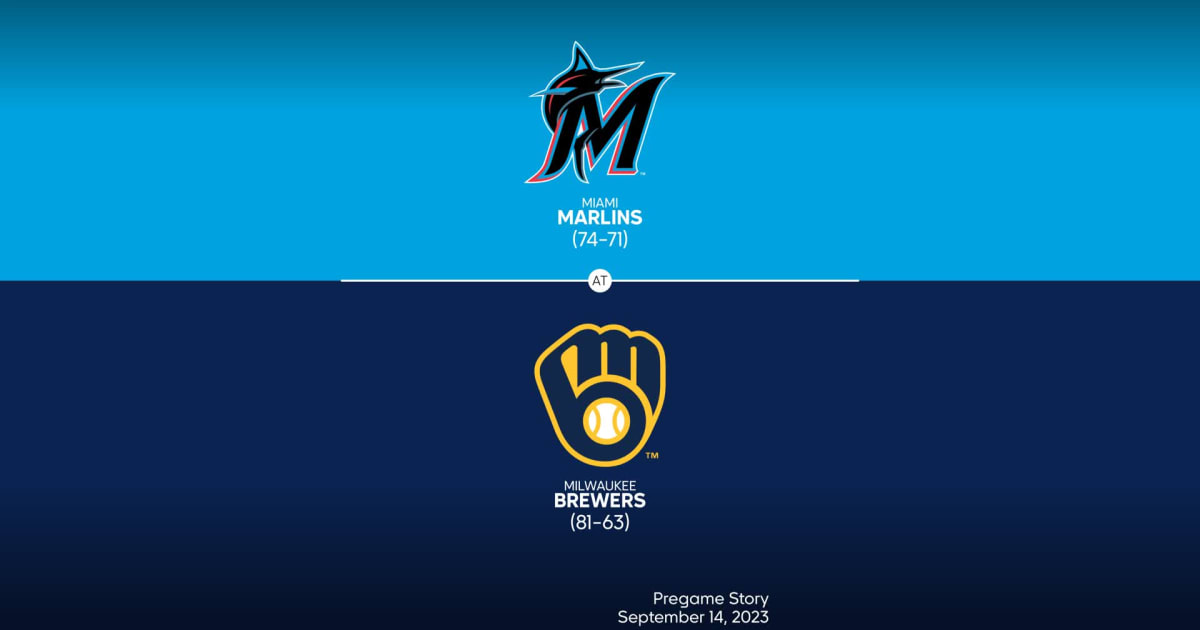 Milwaukee Brewers at Miami Marlins Preview - 09/22/2023