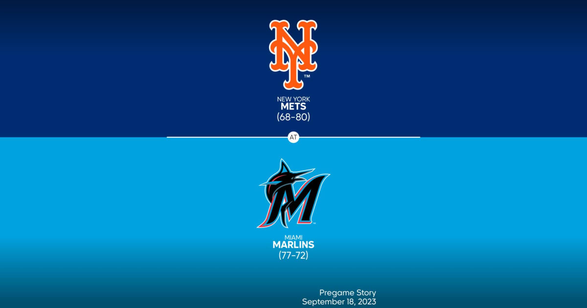 MLB Stories - New York Mets at Miami Marlins Preview - 09/18/2023