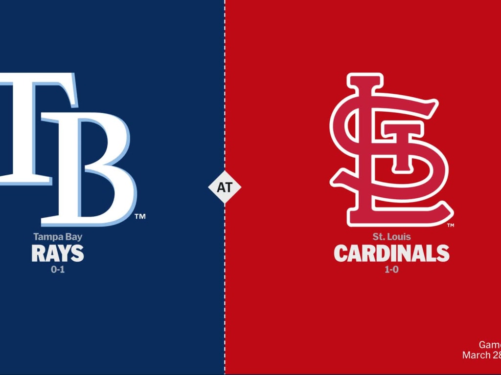 St. Louis Cardinals vs Tampa Bay Rays MLB game at Busch Stadium