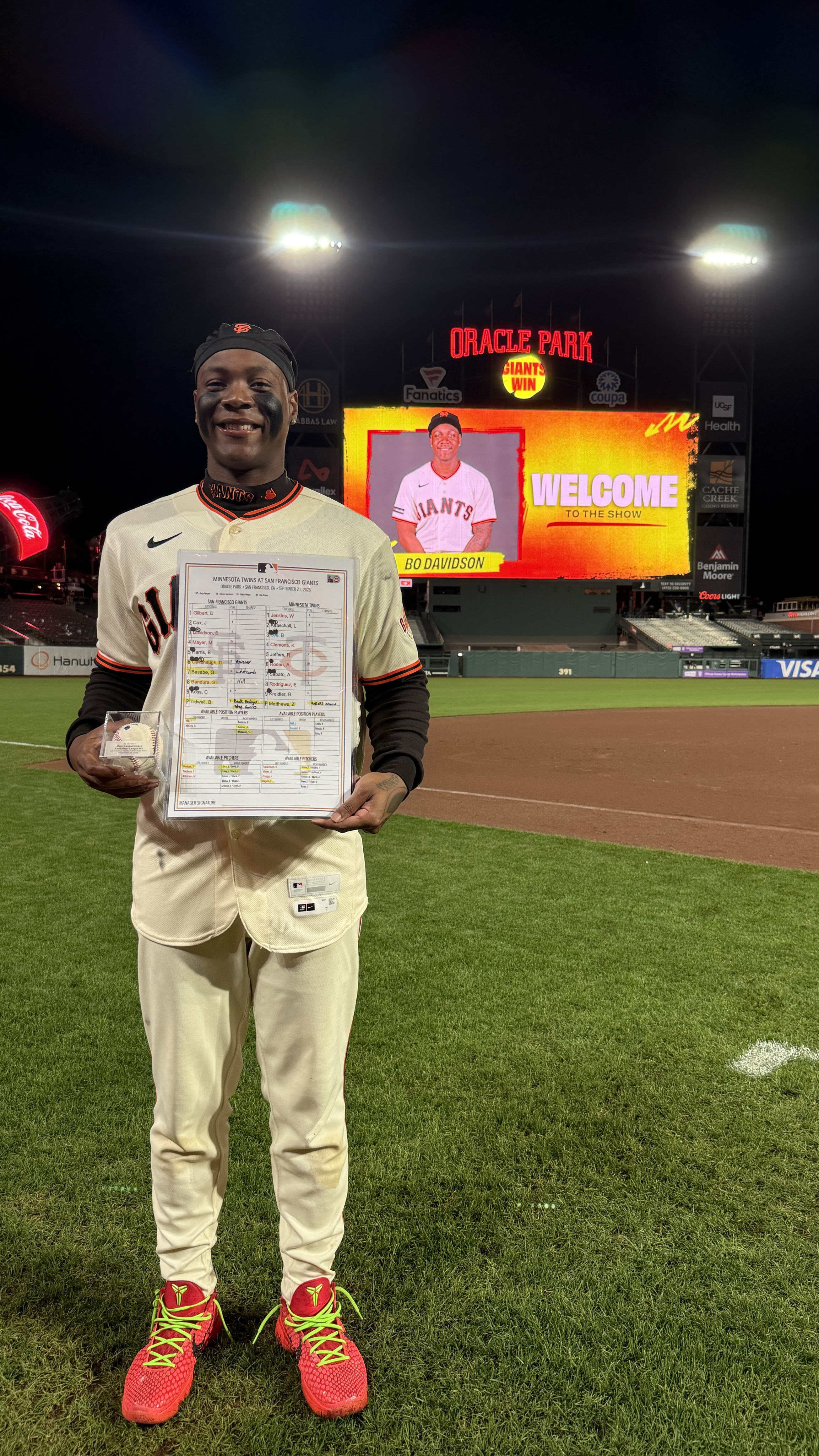 Minnesota Twins at San Francisco Giants Game Story, Scores