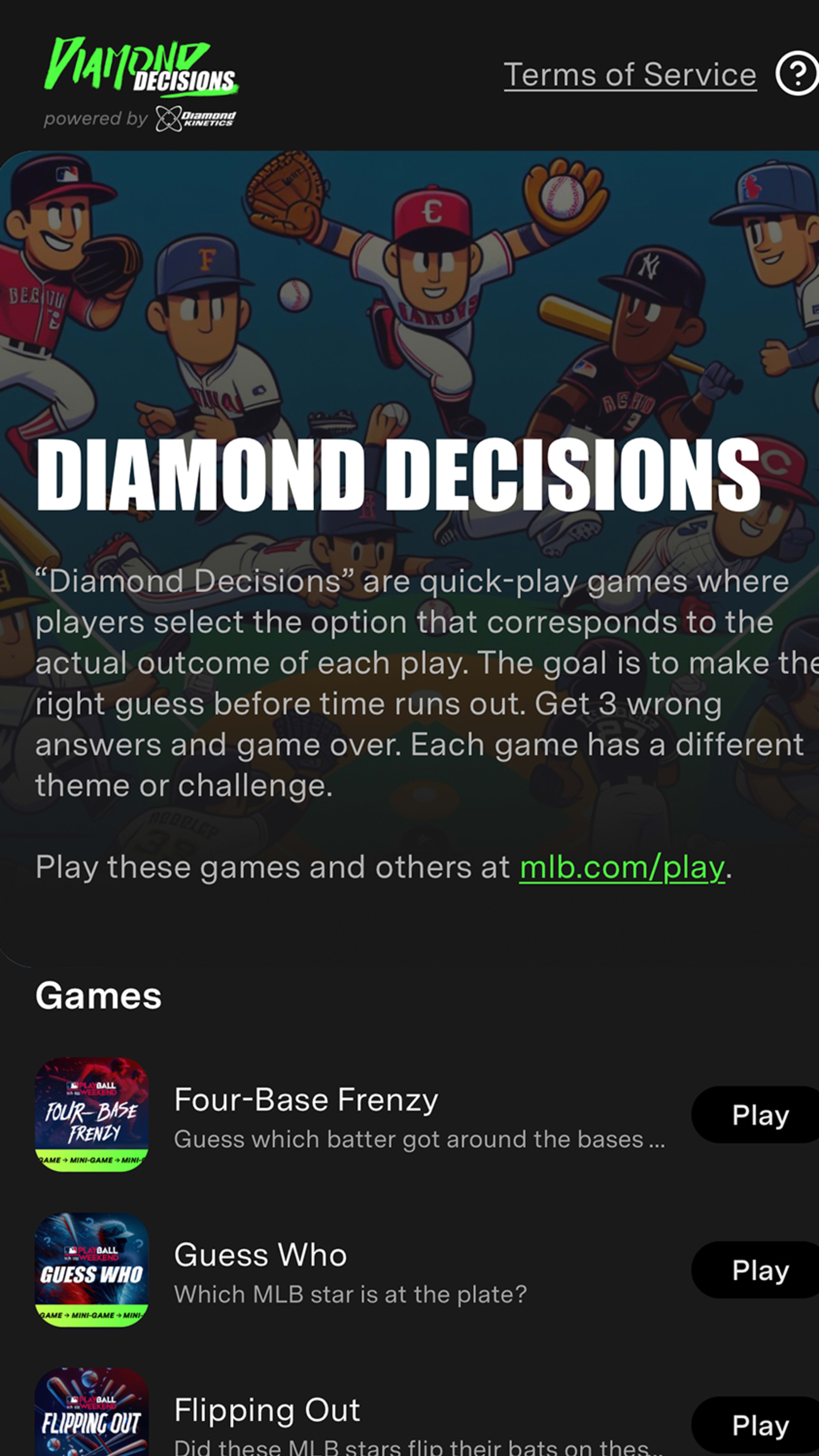 MLB Play Diamond Decisions | MLB Stories | MLB.com