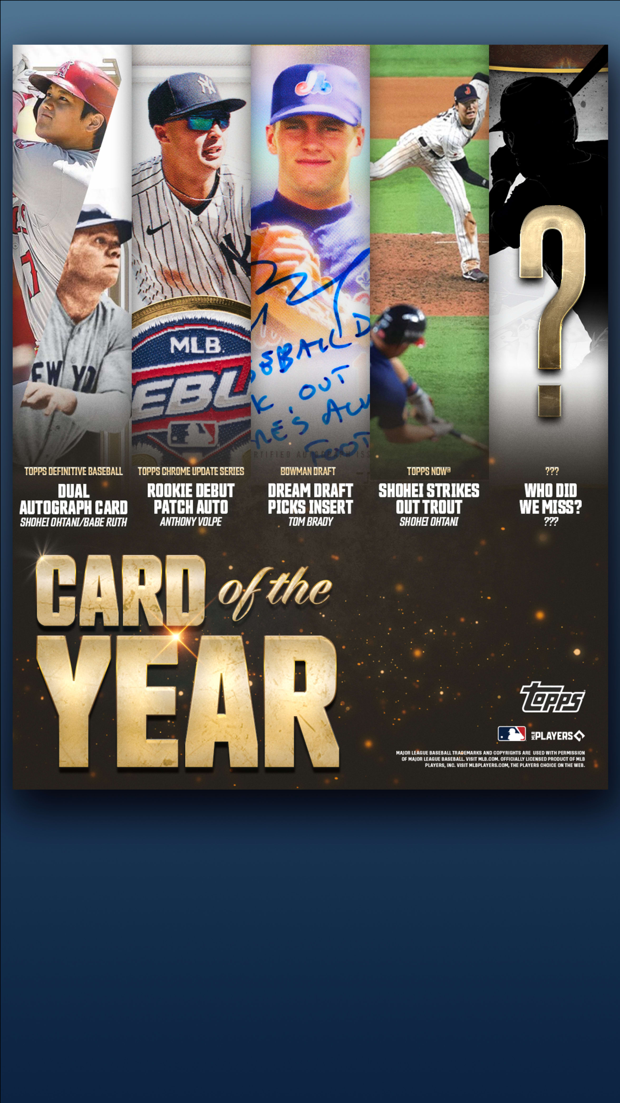 Topps Card of the Year poll tap - MLB Stories