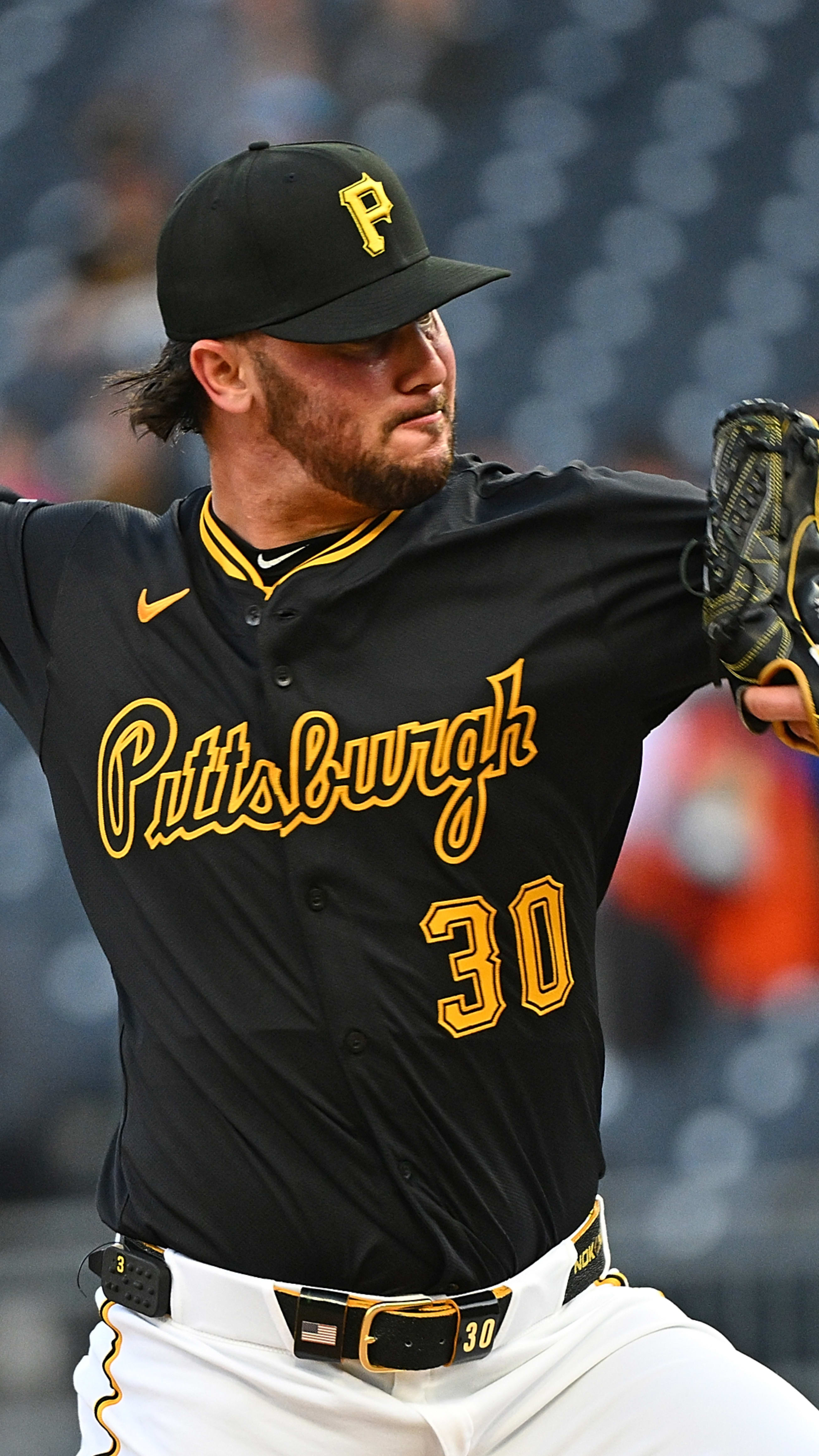 MLB ボブルヘッド 2025 ポール・スキーンズ/ピッツバーグ・パイレーツ ポール・スキーンズがドジャースを圧倒、パイレーツをスイープに導く