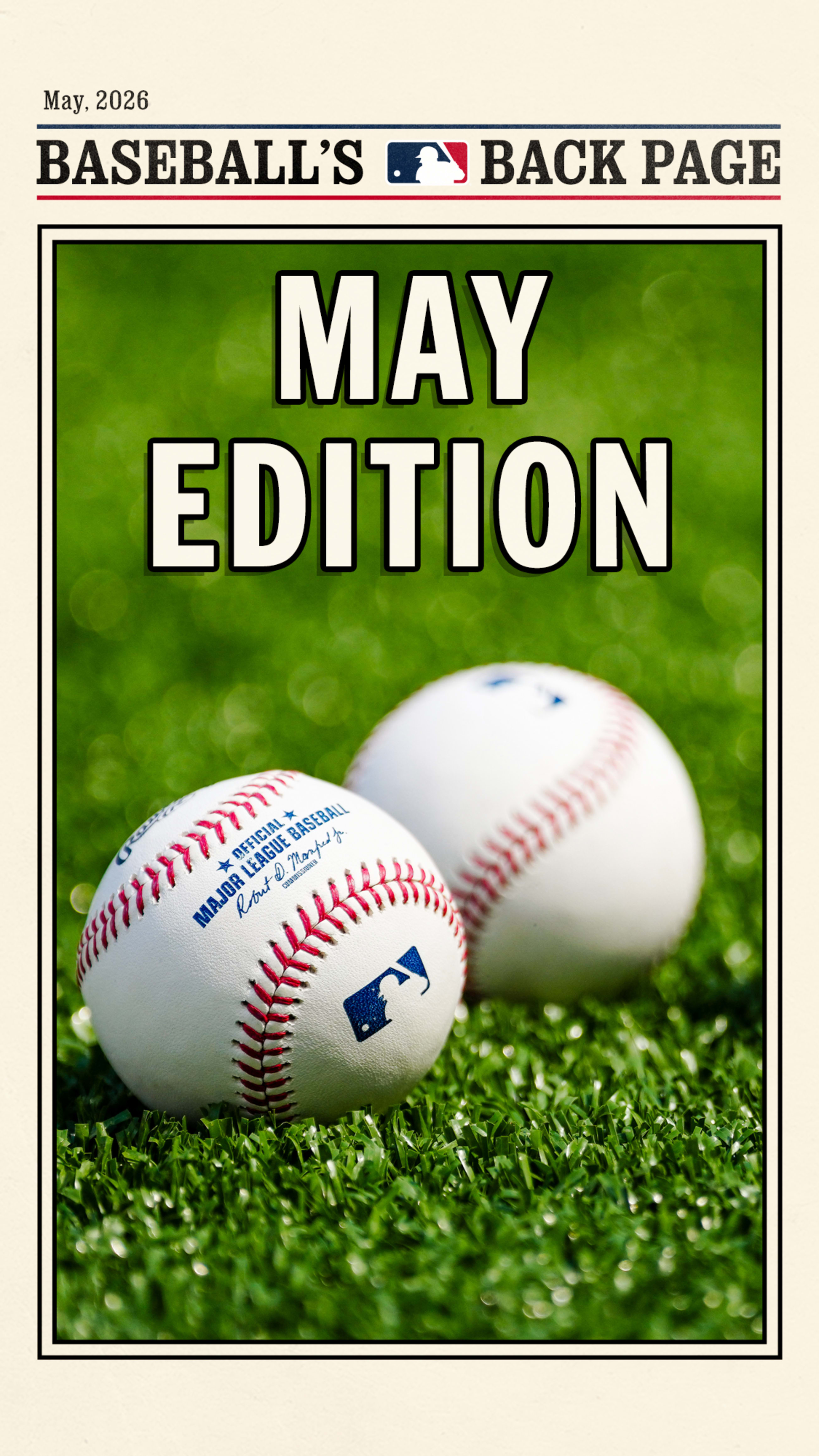 Baseball Back Pages for May, 2026 - MLB Stories