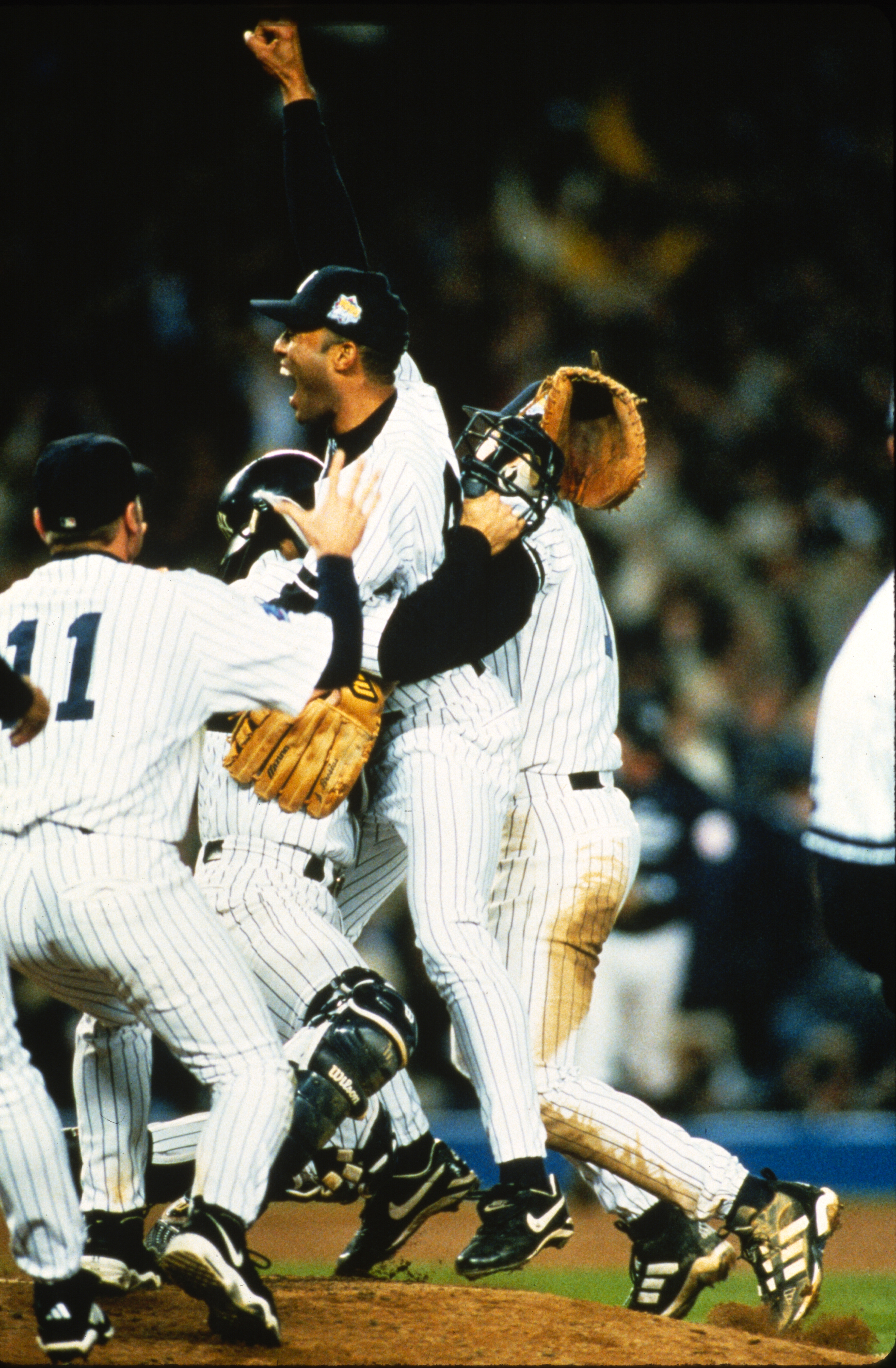 After recording the final out of the baseball season for the second year in a row, Mariano Rivera was named MVP of the 1999 World Series, earning another trip up the Canyon of Heroes. The ’99 squad might not spark the same memories as the team that preceded it, or the Subway Series–winning 2000 Yanks that followed, but the middle championship of the Yankees’ three-peat deserves to be remembered as one of the great seasons in franchise history.
