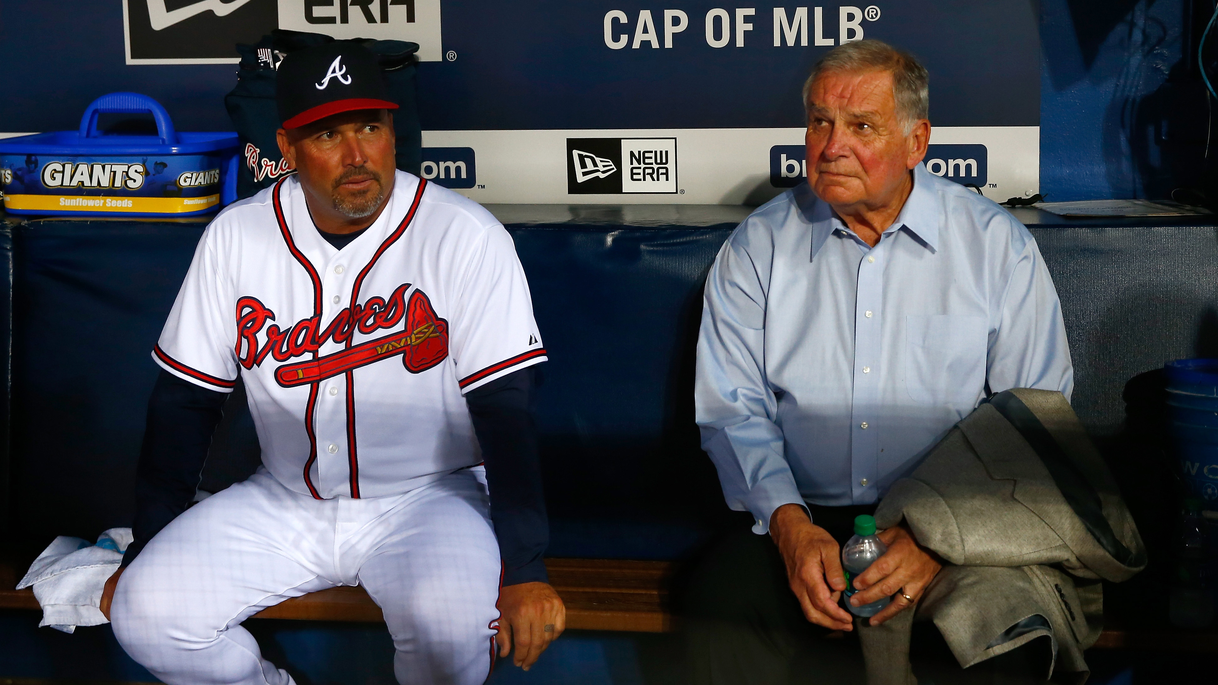 Fredi Gonzalez and Bobby Cox