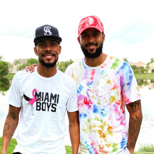 Sandy with his younger brother, Rafelin (Instagram)