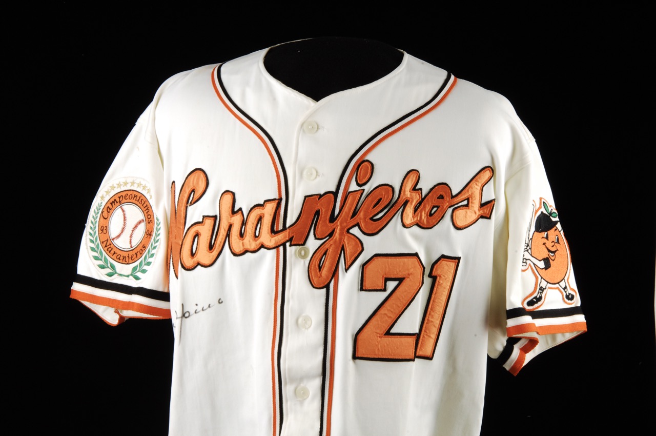 Hector Espino's uniform. Milo Stewart Jr./National Baseball Hall of Fame and Museum.