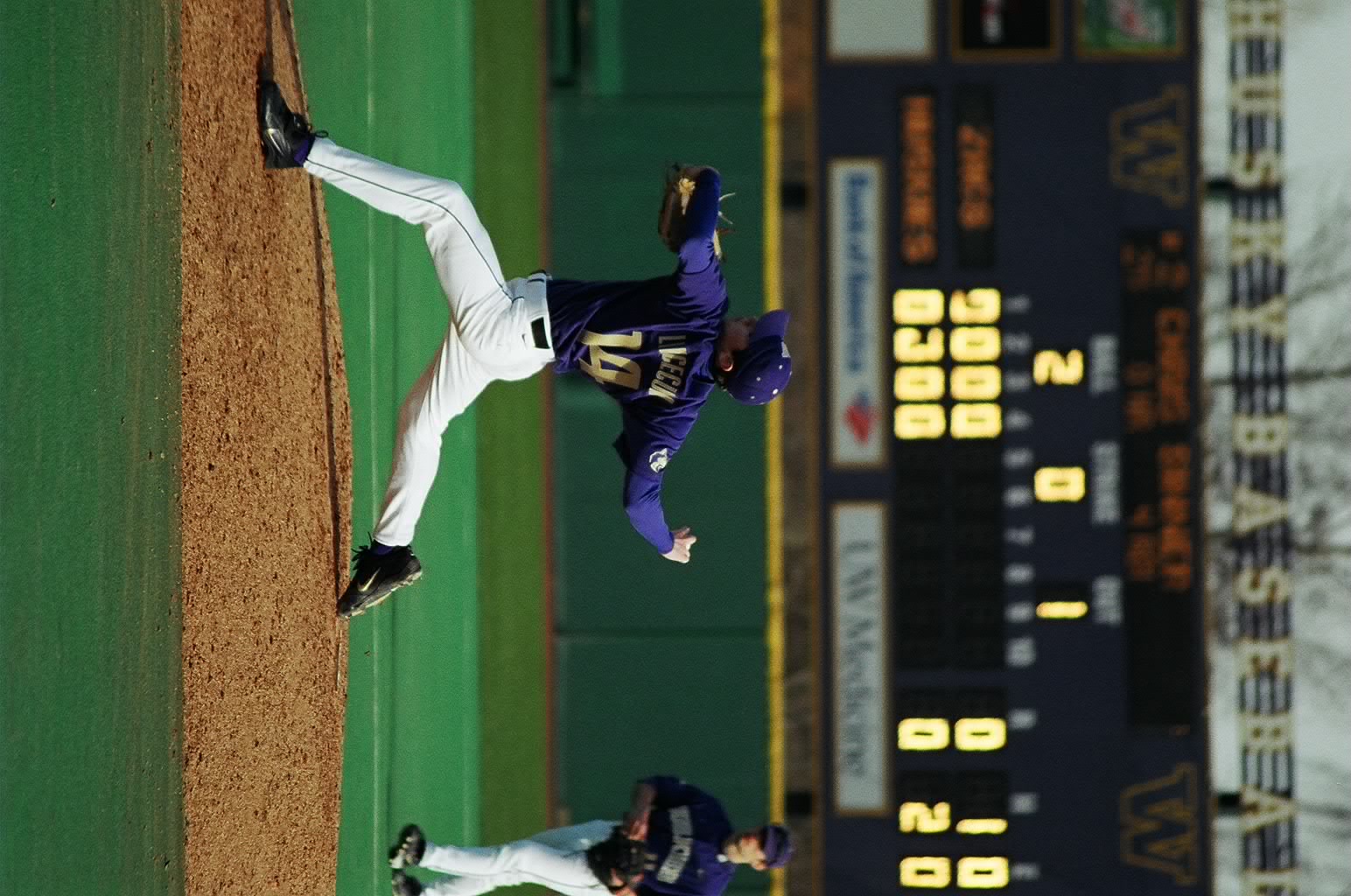 Tim Lincecum delivers the pitch. Photo courtesy UW Athletics.