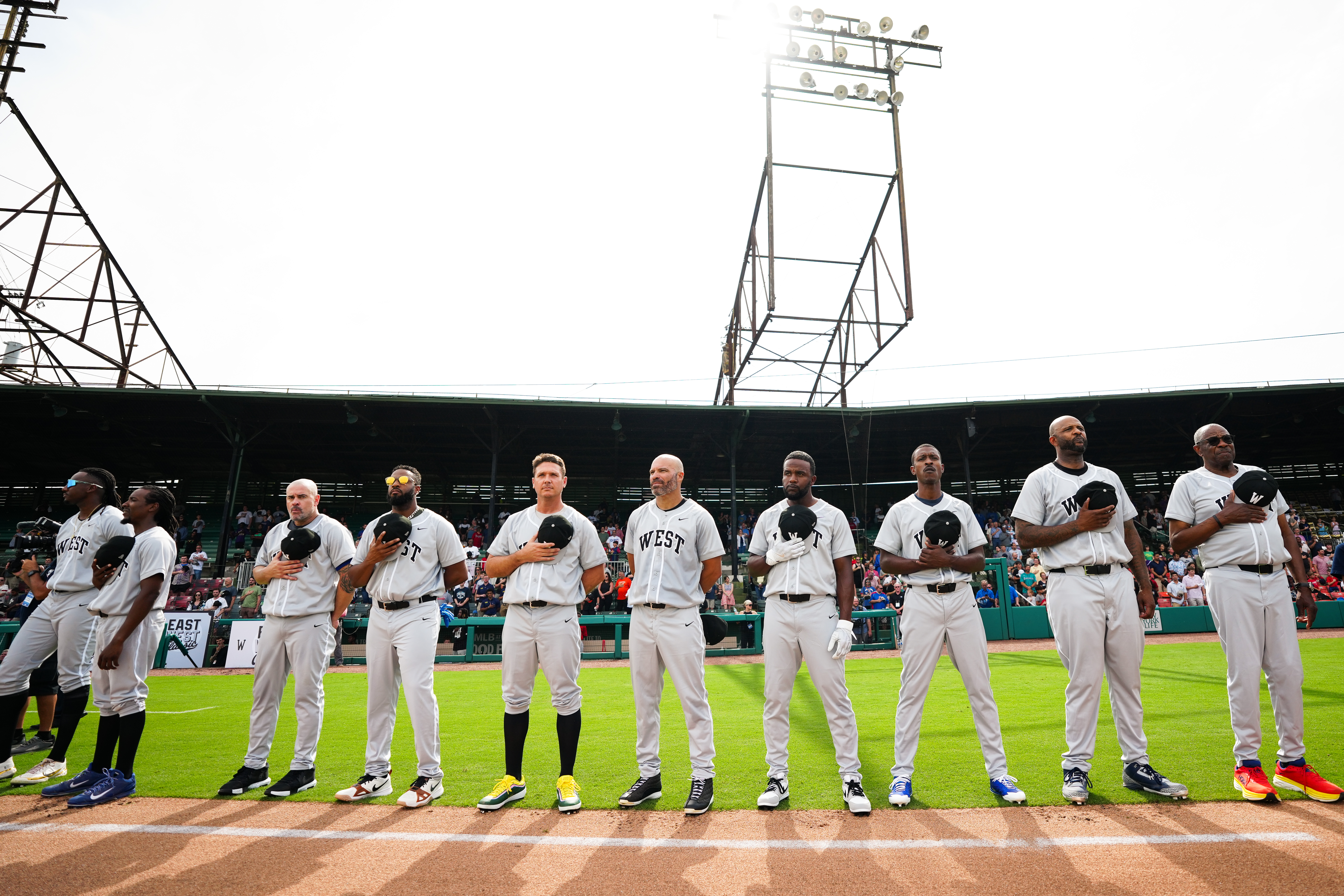 The struggles and successes of the Civil Rights Movement were certainly top of mind at the 2025 East-West Classic, as was baseball’s role in it, starting with Jackie Robinson’s pioneering big-league debut in 1947. “It gave everyone confidence, and it allowed the whole world to see Black athletes having success, not just on the field, but also away from the field in terms of how they carried themselves,” Jerry Hairston Jr. said. (Photo Credit: MLB Photos via Getty Images)