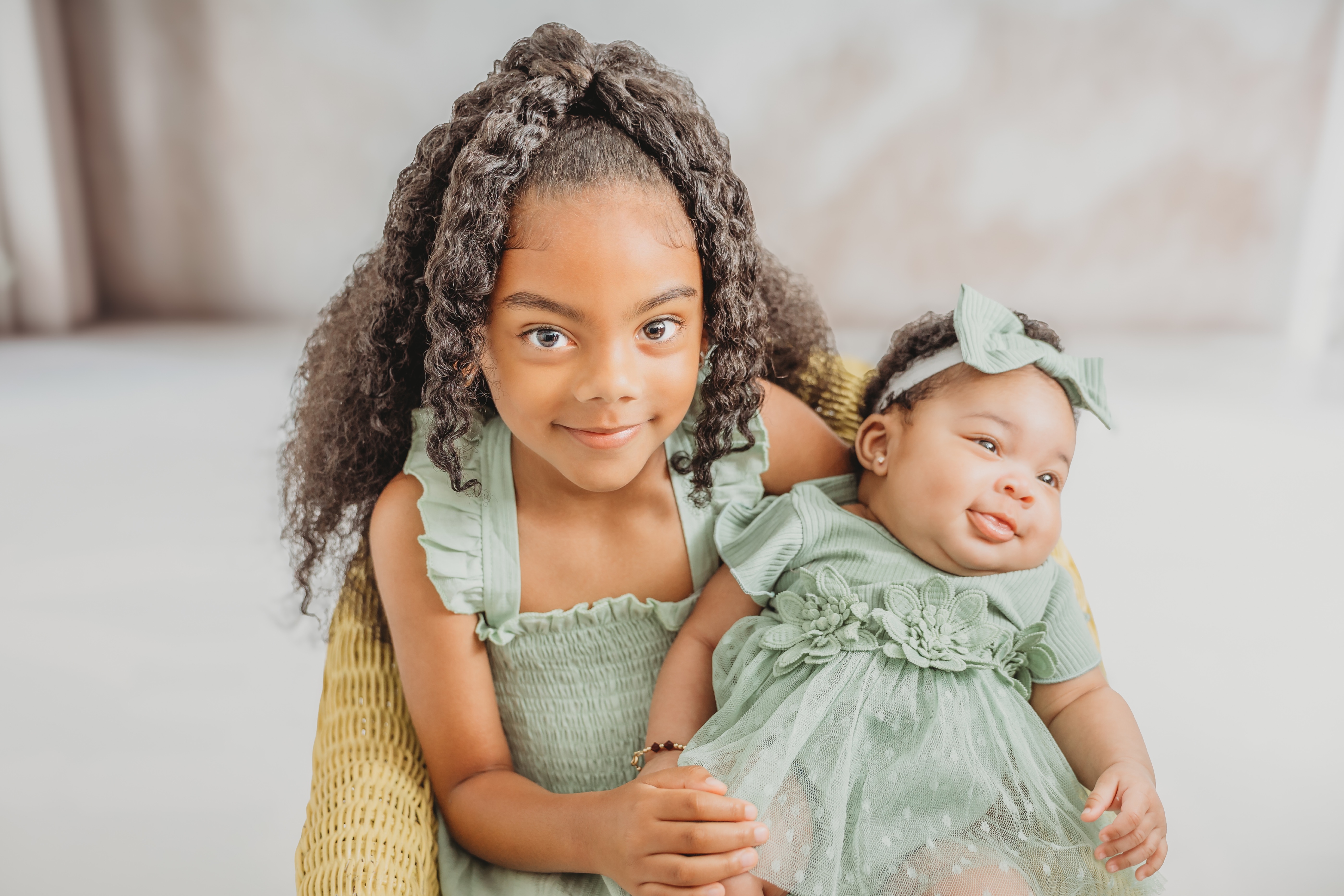 Odicci Alexander-Bennett's stepdaughter and her baby girl, Halo.