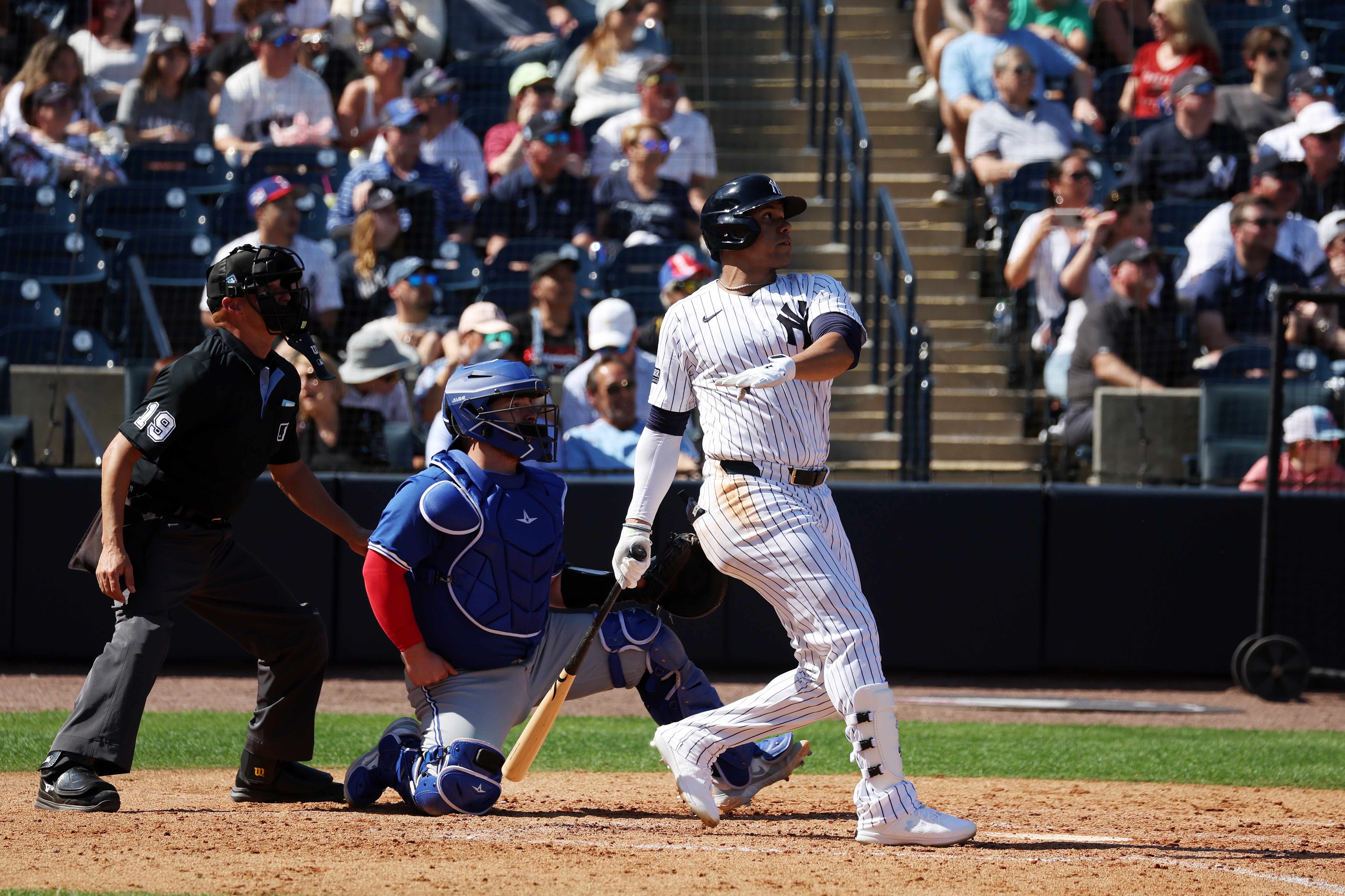 Juan Soto is already regarded as one of the best Dominican hitters of all time, adding his name to a list that includes Albert Pujols. After starring for his native country’s team in the 2023 World Baseball Classic, the three-time All-Star was looking forward to the reception he’ll receive from Dominican fans in the Bronx this season. (Photo Credit: New York Yankees)