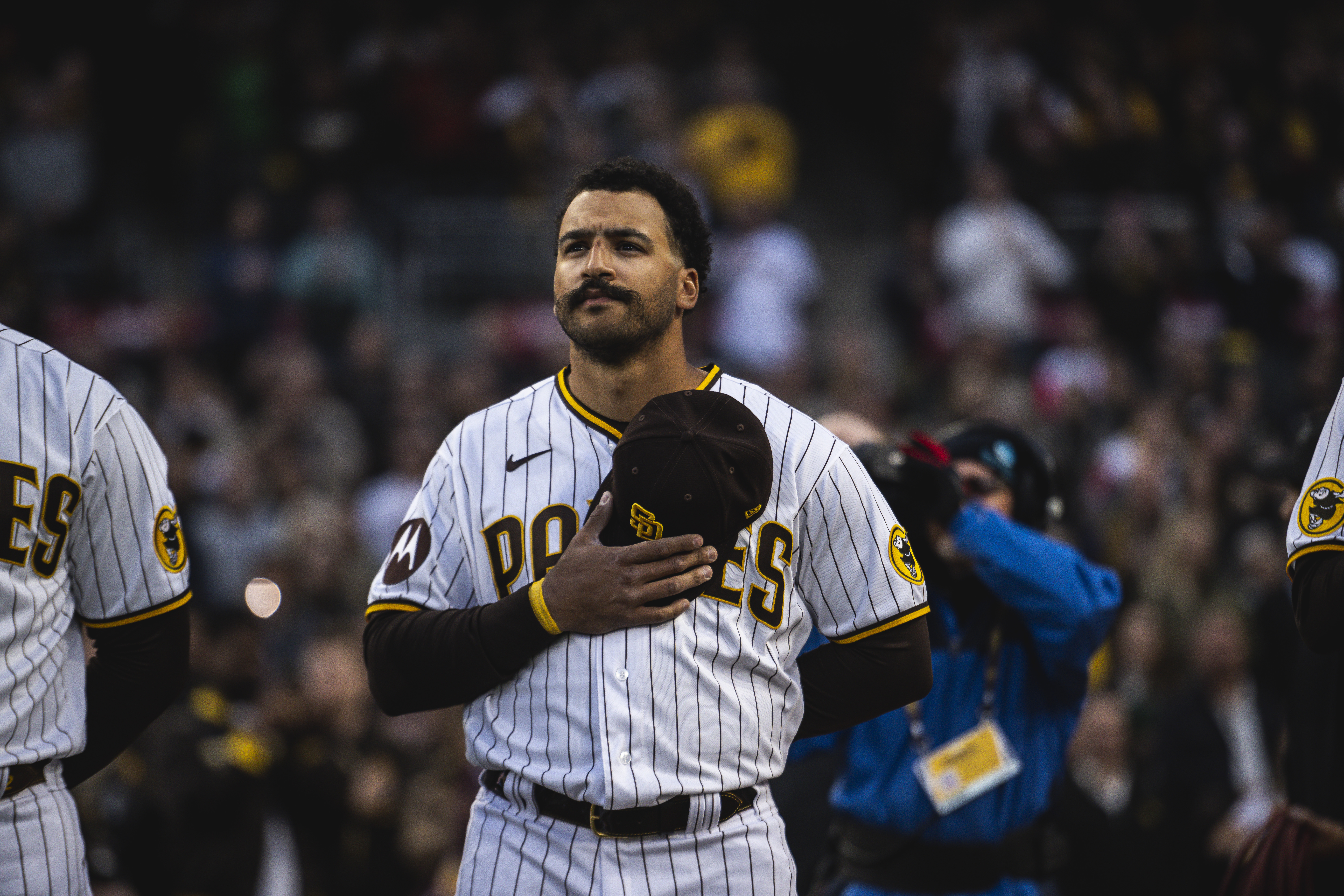 A two-time Gold Glove Award–winning center fielder with San Diego, Trent Grisham elevates a defensive outfield unit that should be much improved in 2024. From Grisham to Verdugo to Stroman and Soto, each new addition brings something special to a Yankees squad with championship aspirations. (Photo Credit: San Diego Padres)