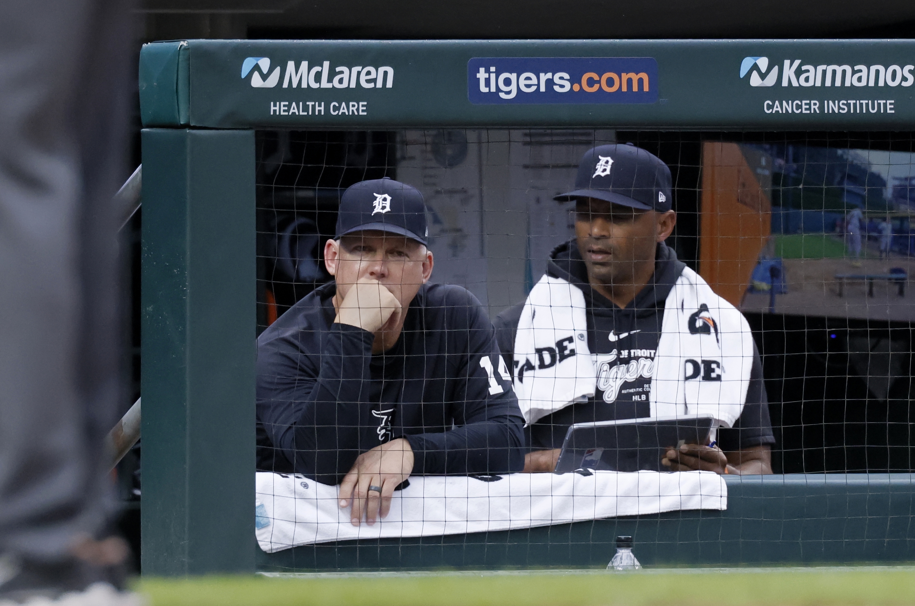A.J. Hinch (left) and George Lombard (right)