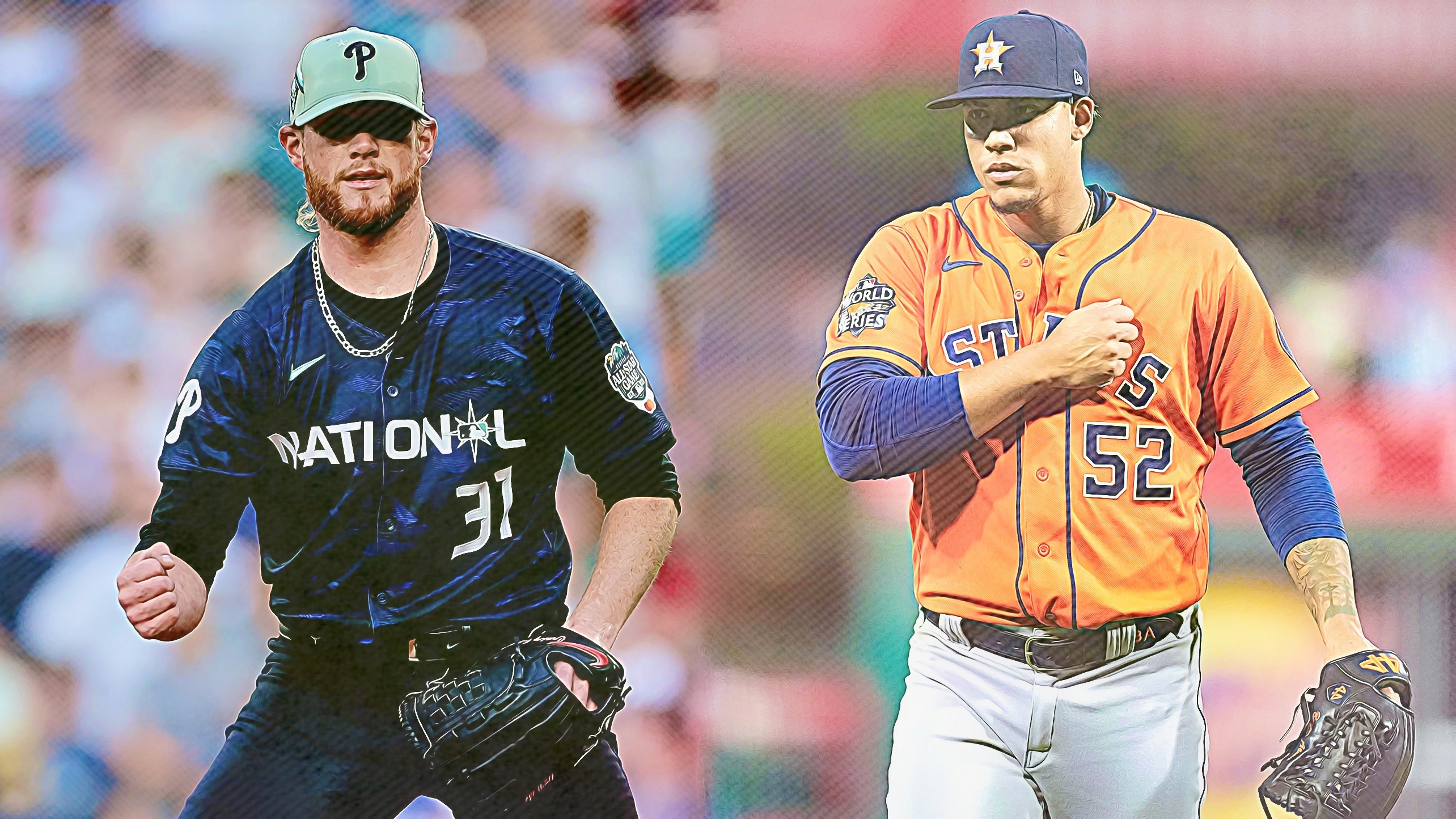 Relievers Craig Kimbrel and Bryan Abreu