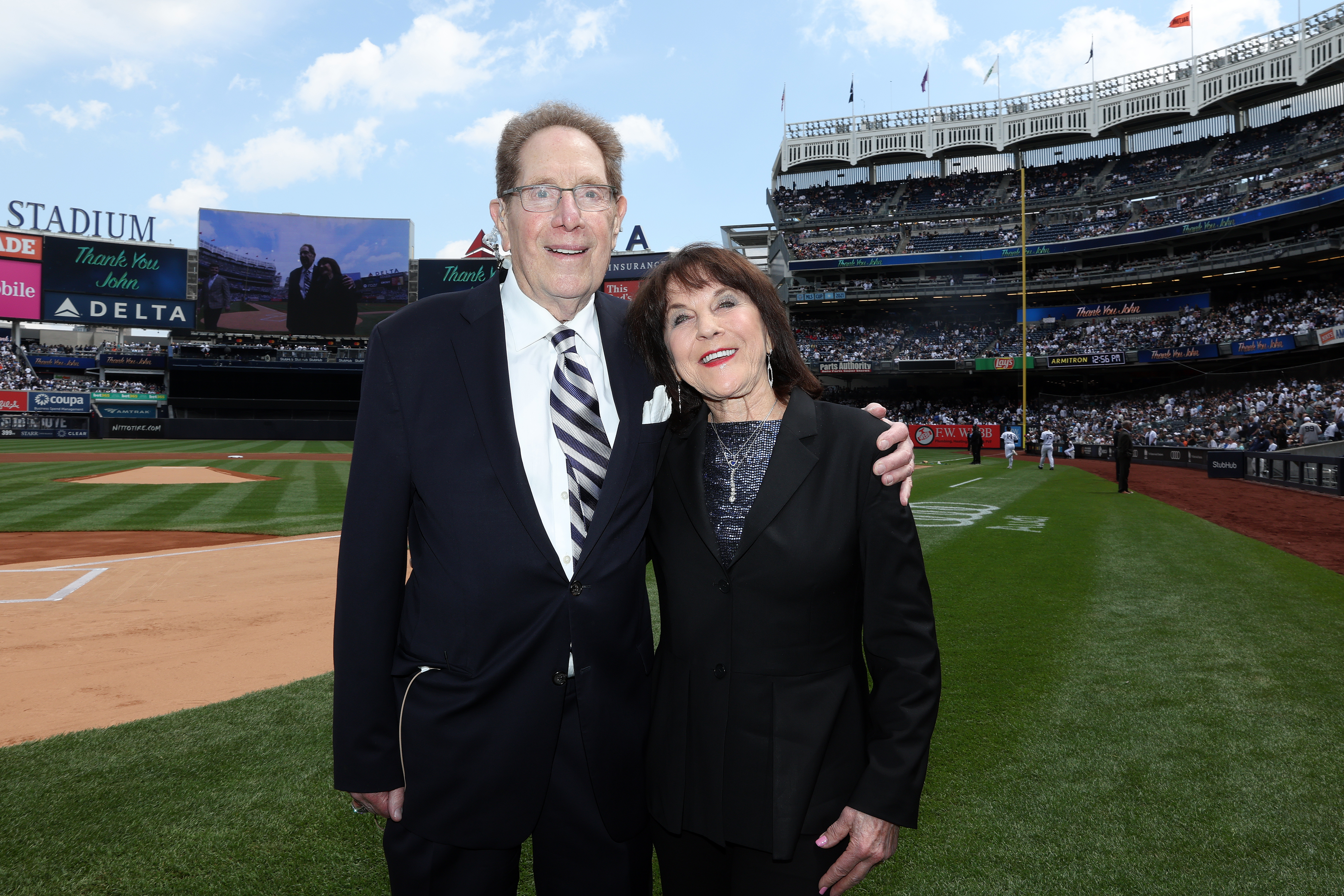 Radio is a particularly intimate medium, and fans develop strong bonds with the team’s voices over the course of long seasons. Sterling’s relationship with broadcast partners Kay and then Waldman (right) came through perfectly clear to those in the booth and others listening in from all around the country. “We finish each other’s sentences, and we’re very close friends,” Waldman said. “We have the same point of view on things.” (Photo Credit: New York Yankees)