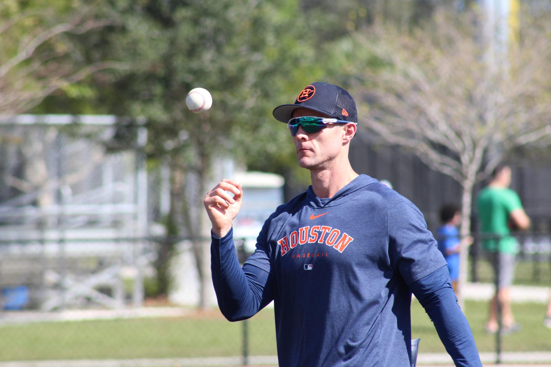 Michael Collins at Astros Spring Training