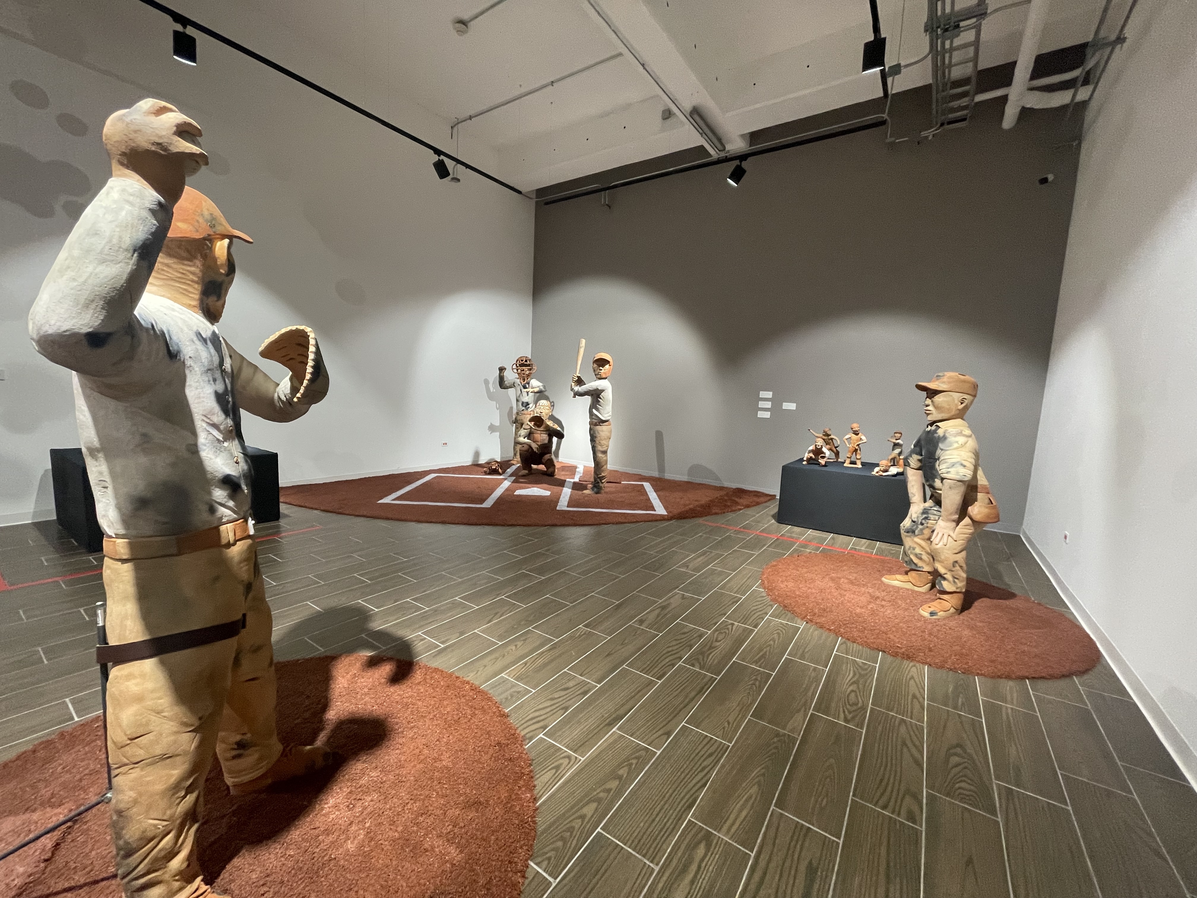 Francisco Toledo's baseball sculptures. Photo by Michael Clair.