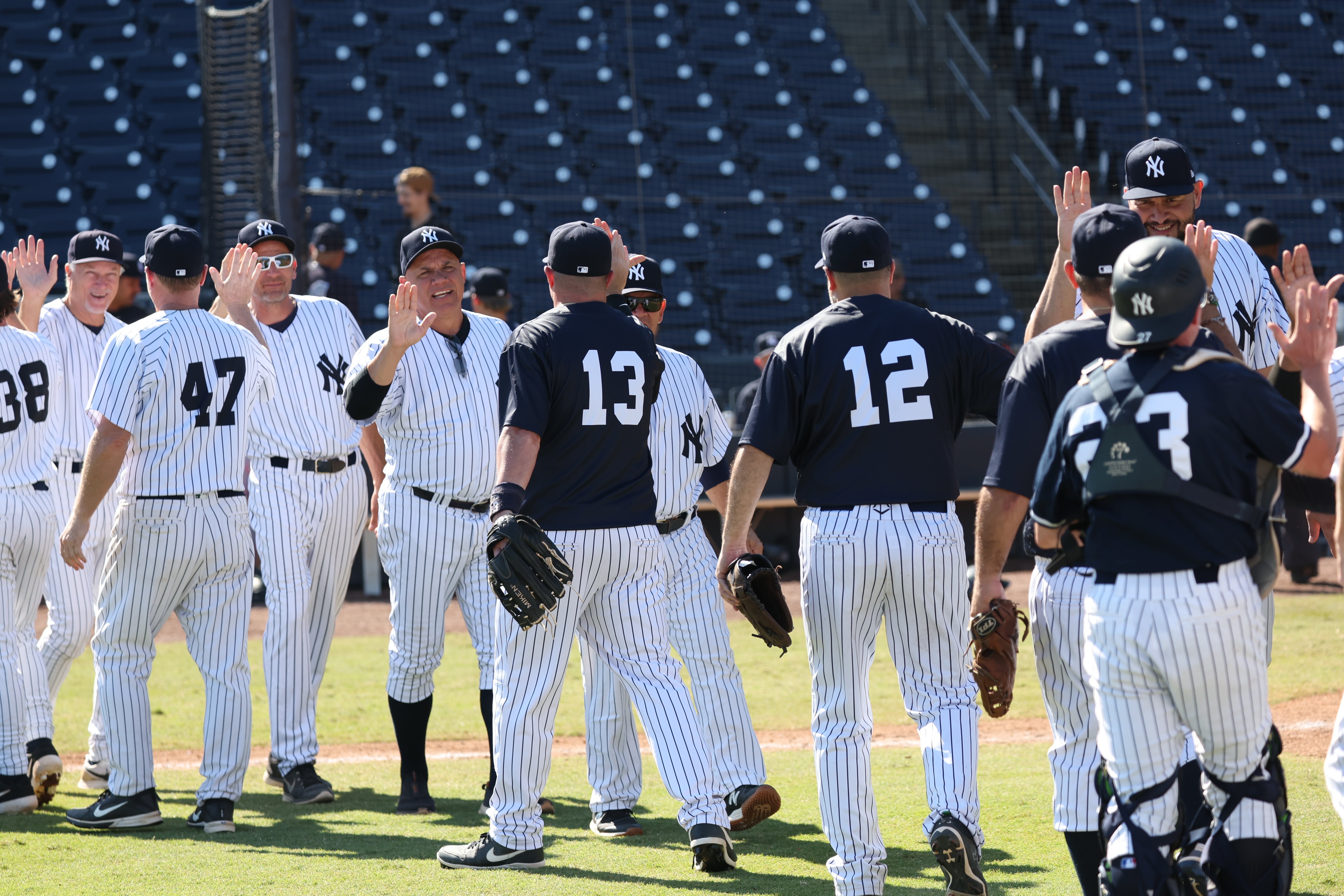 Said Tim Martin: “I was 24 years military. When I got out, everybody was saying, ‘It’s not the same.’ This fills my band-of-brothers jones.” (Photo Credit: New York Yankees)
