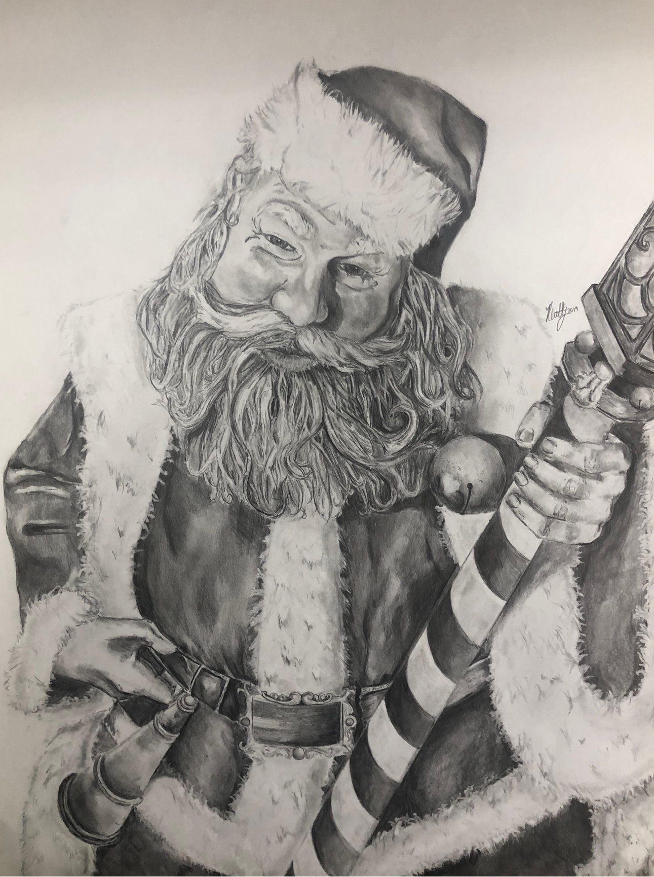 "I wanted to be better than my brother and just kept going," Lowder said of drawing.