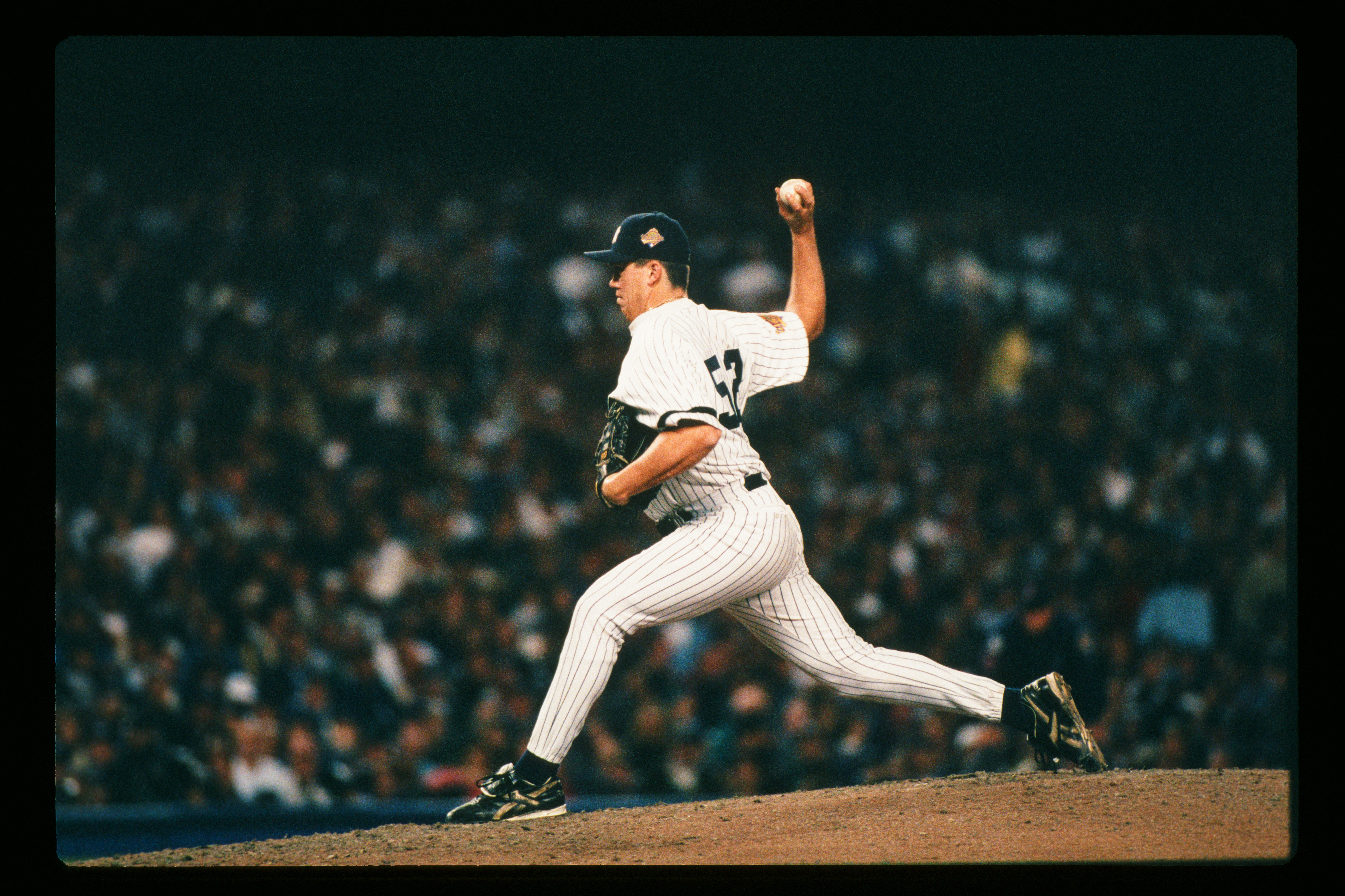 Ryan wasn’t yet born when his father, David, pitched for the 1996 Yankees, but he has heard all the stories. “He got to play in old Yankee Stadium, so I’m kind of jealous of that,” Ryan says of his father’s tenure with the World Series champs. (Photo Credit: Major League Baseball Photos)