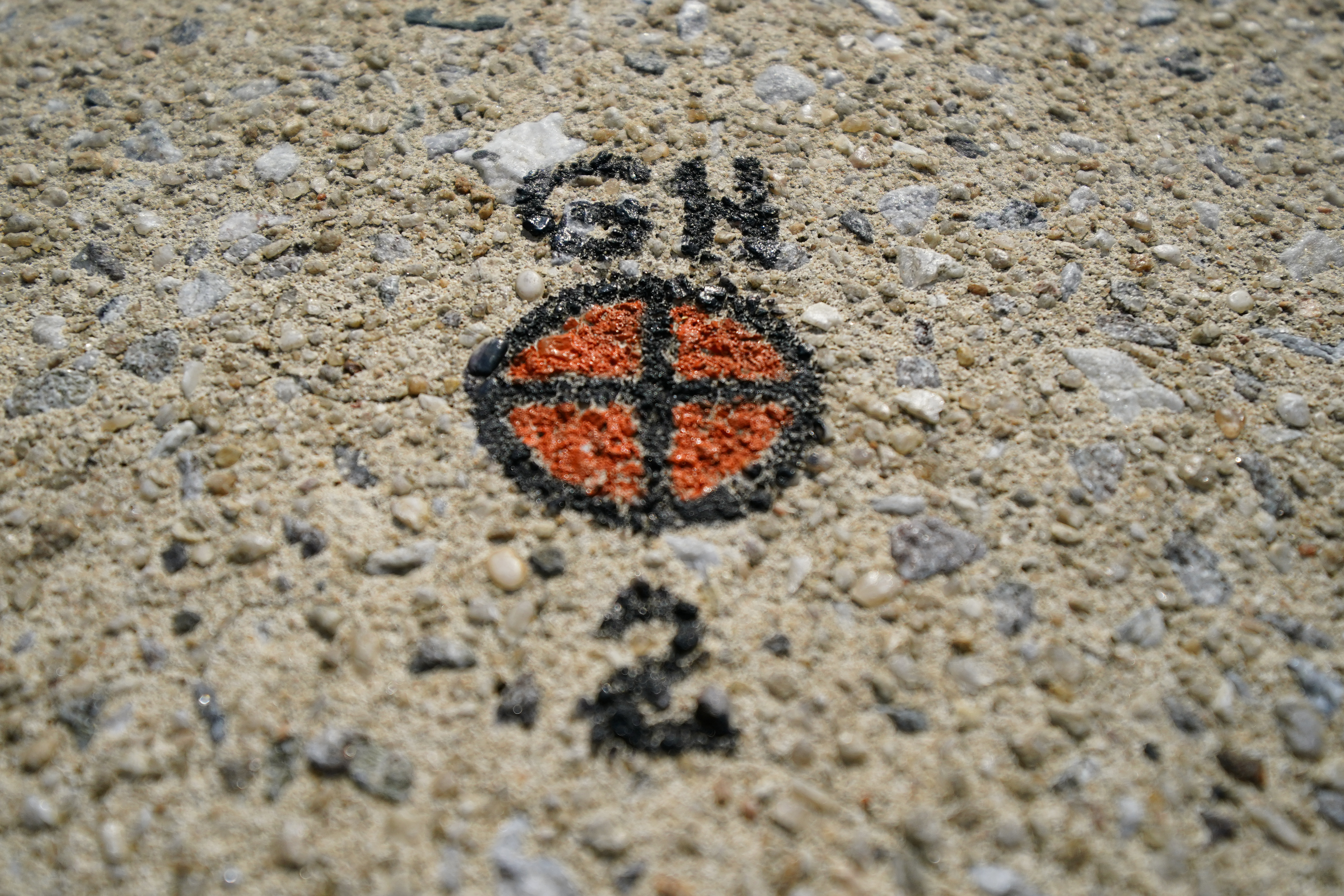 The marker for a Gunnar Henderson Eutaw Street homer hit in 2023 (AP Images)