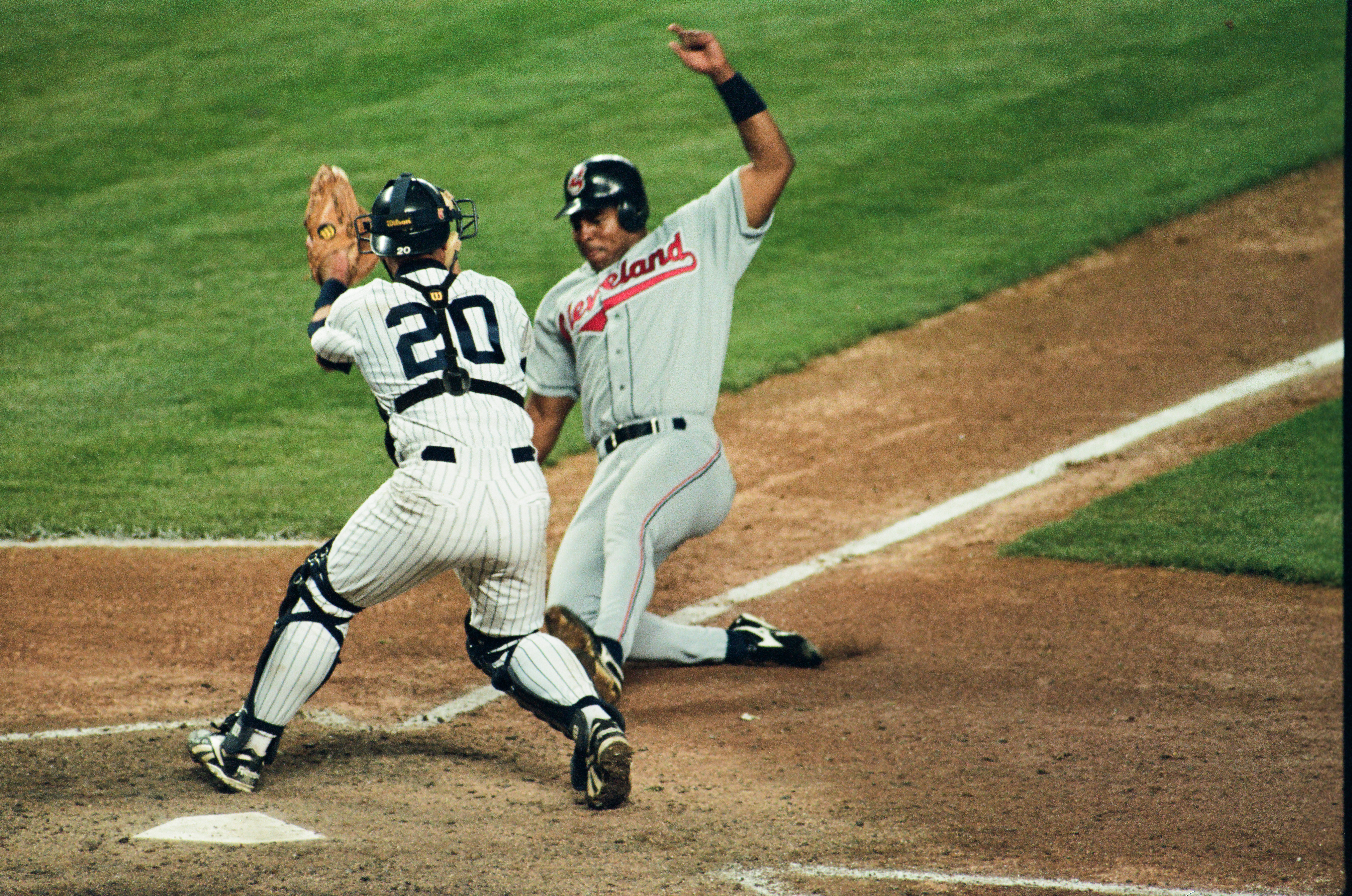 A three-time all-conference player at the University of Florida, Stanley was a coveted piece to then-Yankees general manager Gene Michael’s yearslong rebuild of the ballclub. When the catcher became a free agent, Michael pounced, signing him to a Minor League deal in 1992. Stanley proved the GM prescient, earning a spot on the big league roster after a strong Spring Training. (Photo Credit: Major League Baseball Photos)