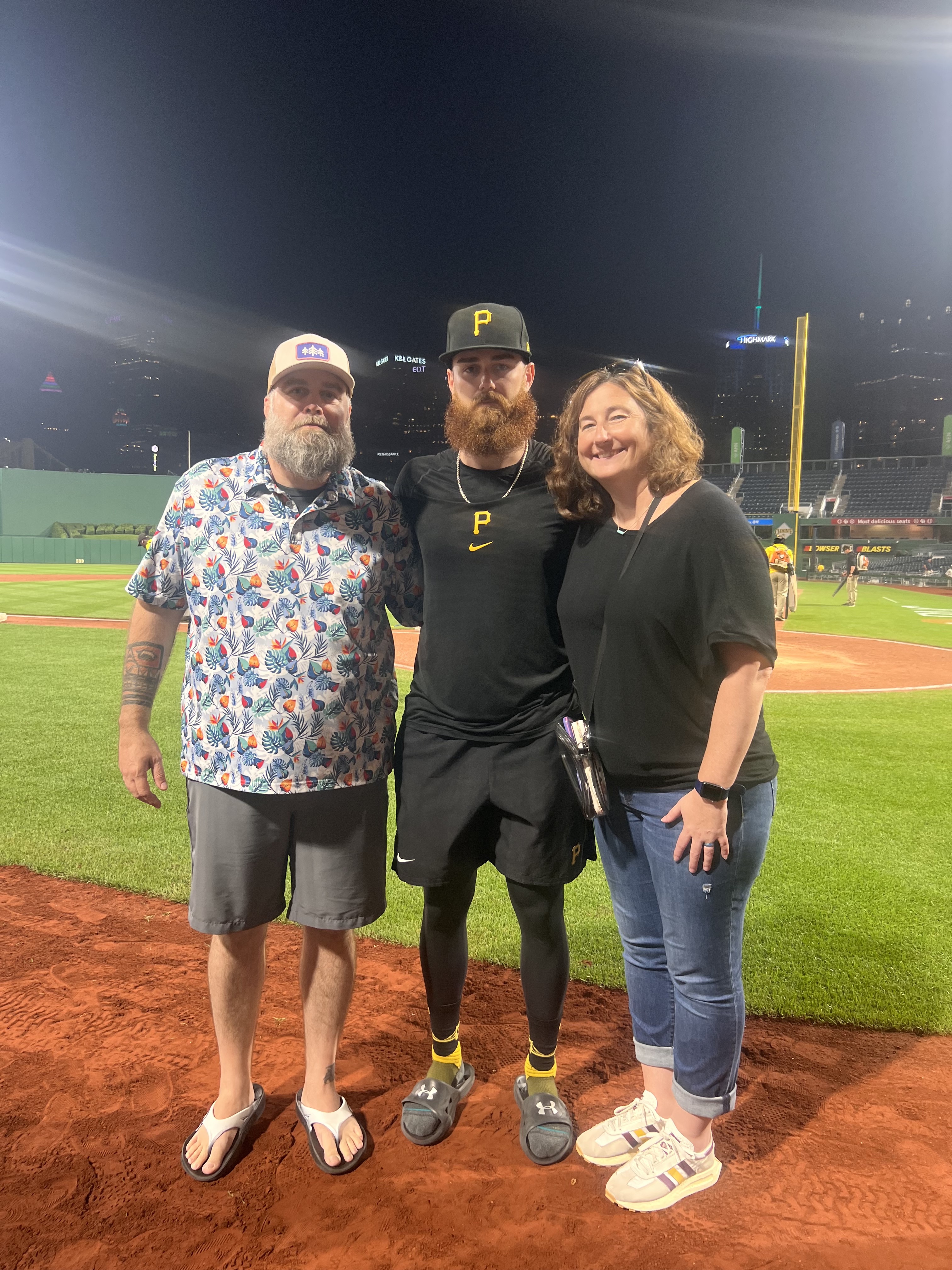 Colin Selby with his parents Stefan and Christie