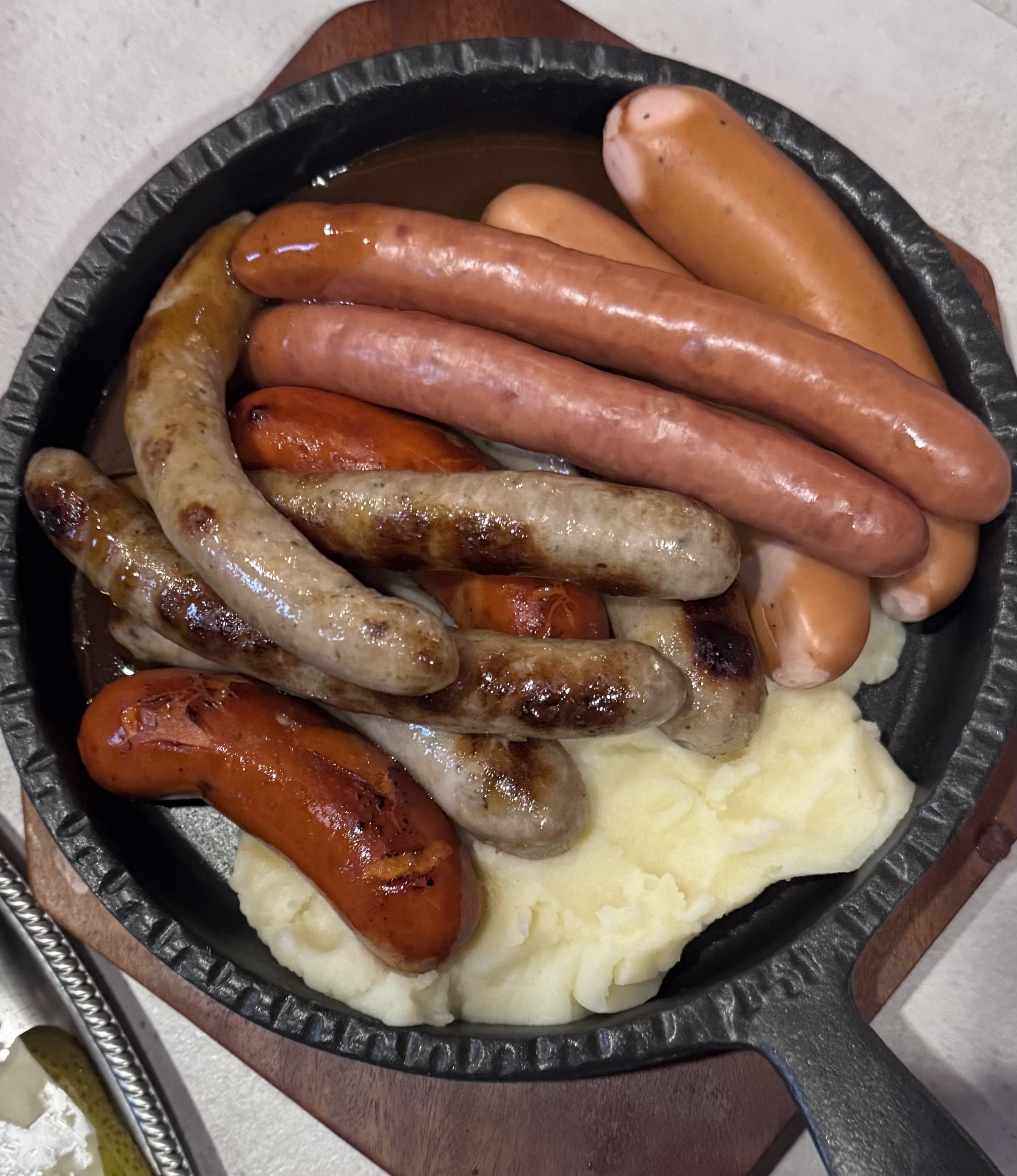 A selection of Kim's sausage varieties.