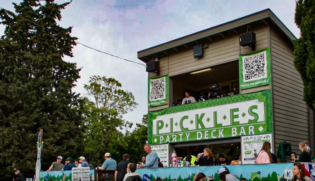 The Pickles Party Deck Bar at Walker Stadium