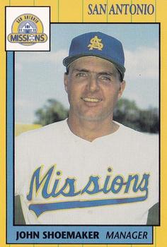 Shoemaker helmed the San Antonio Missions from 1989-91.