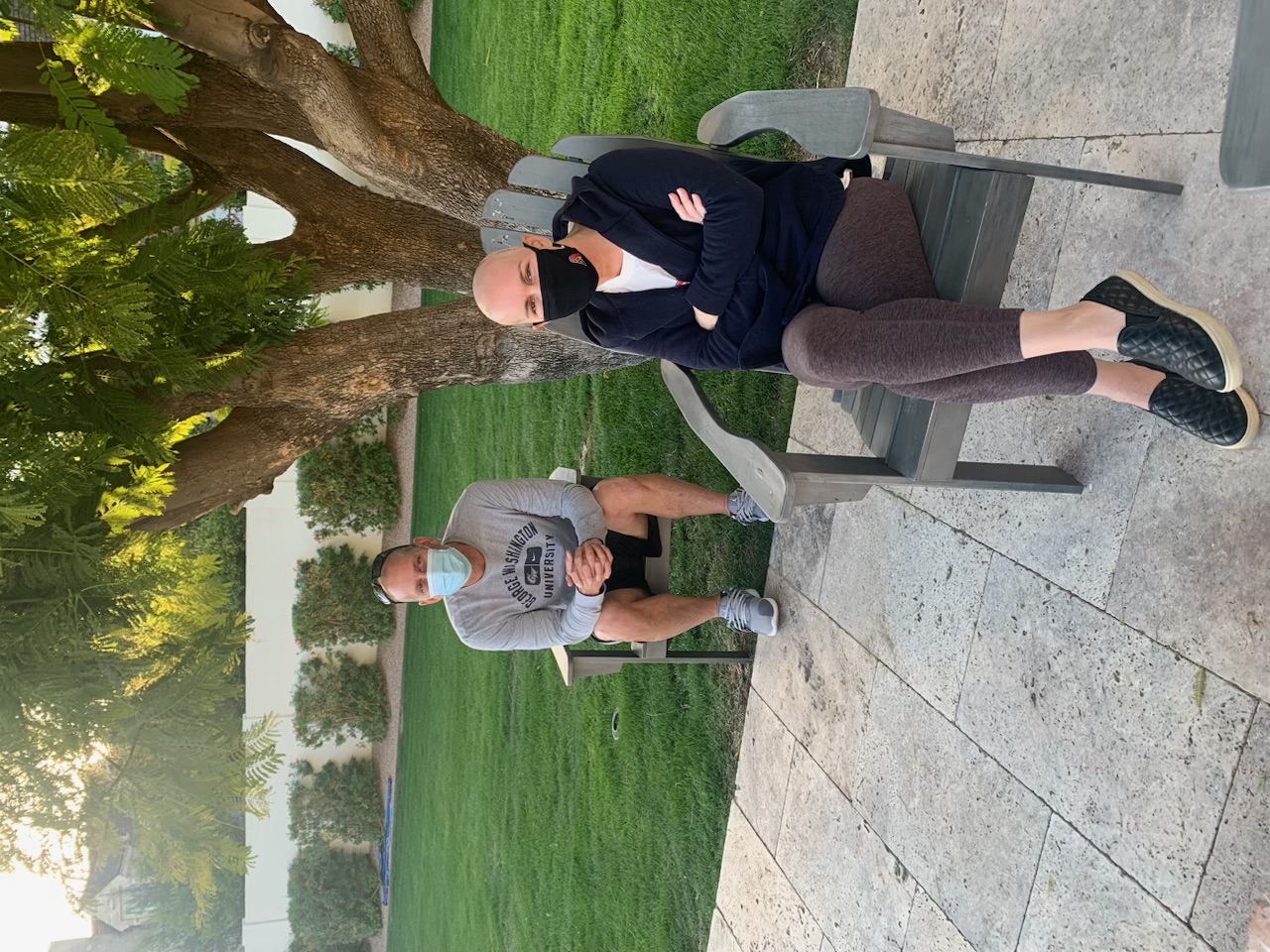 Torey Lovullo and Nicole Hazen enjoy time together. (Credit: Hazen family)
