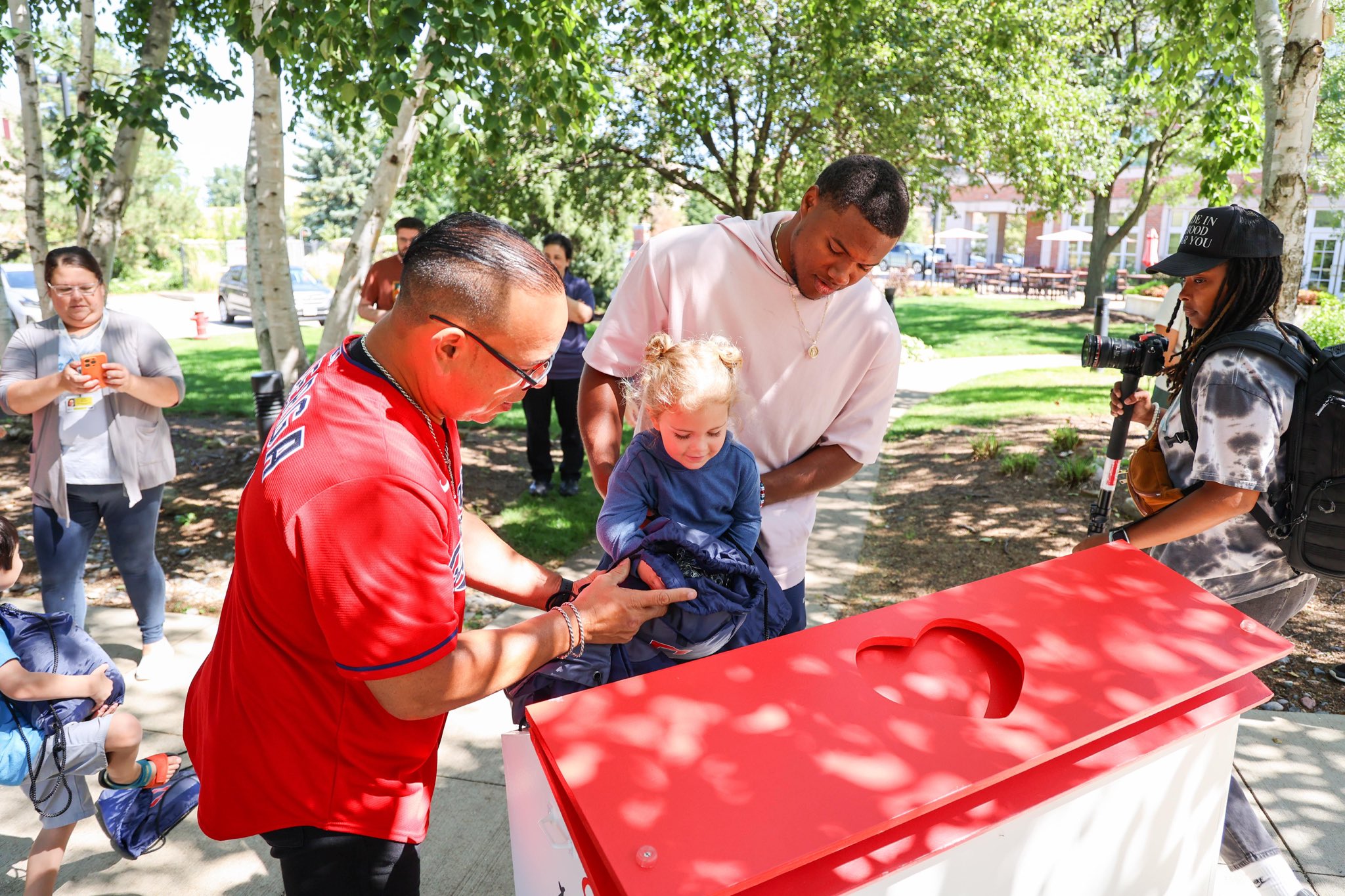 Oscar Gonzalez at the Ronald McDonald House in Cleveland.