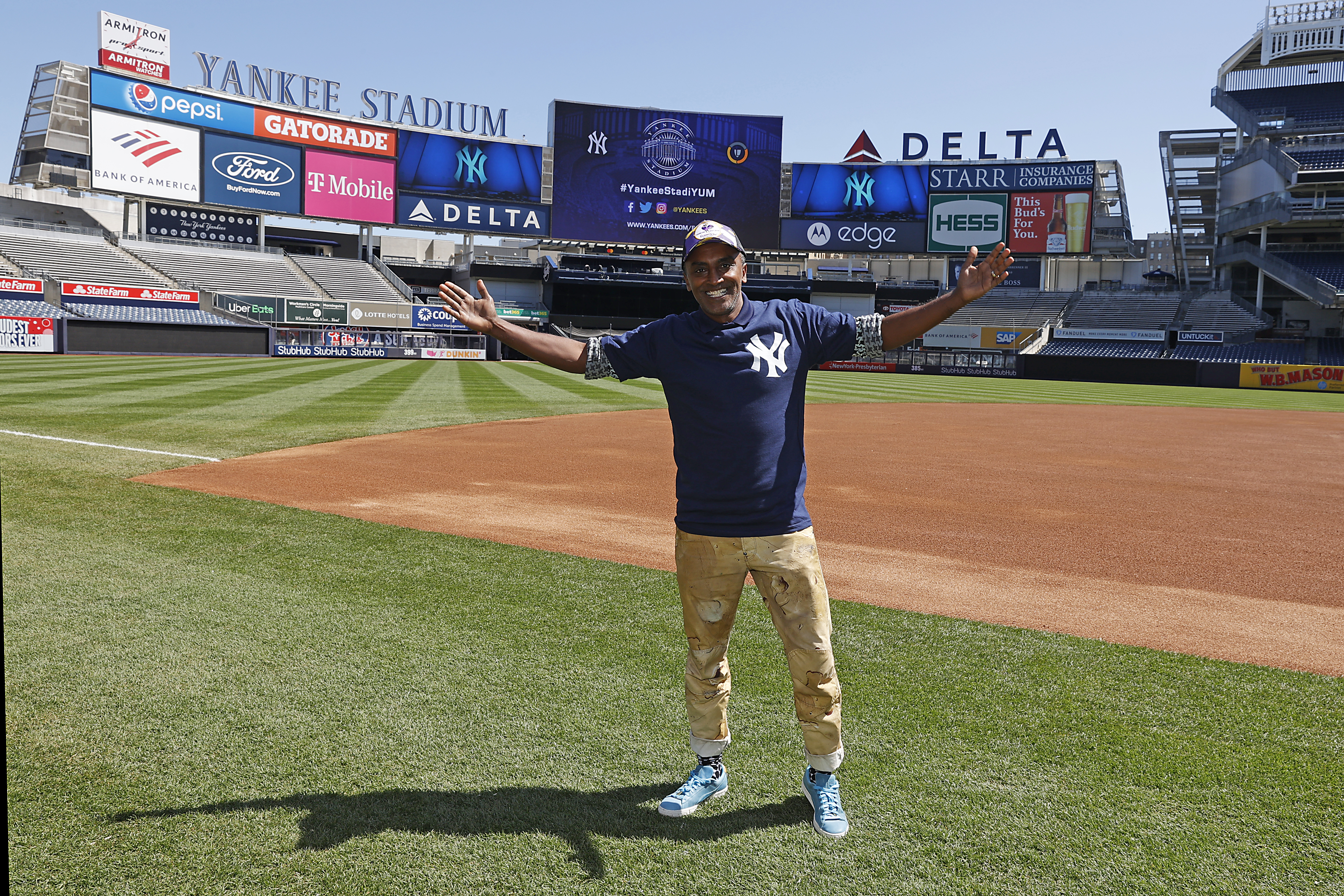 Marcus Samuelsson’s food is available at Streetbird at Yankee Stadium, and his budding restaurant empire represents a truly unique food journey. The personal touches help tell the larger story of New York’s food scene. (Photo Credit: New York Yankees)