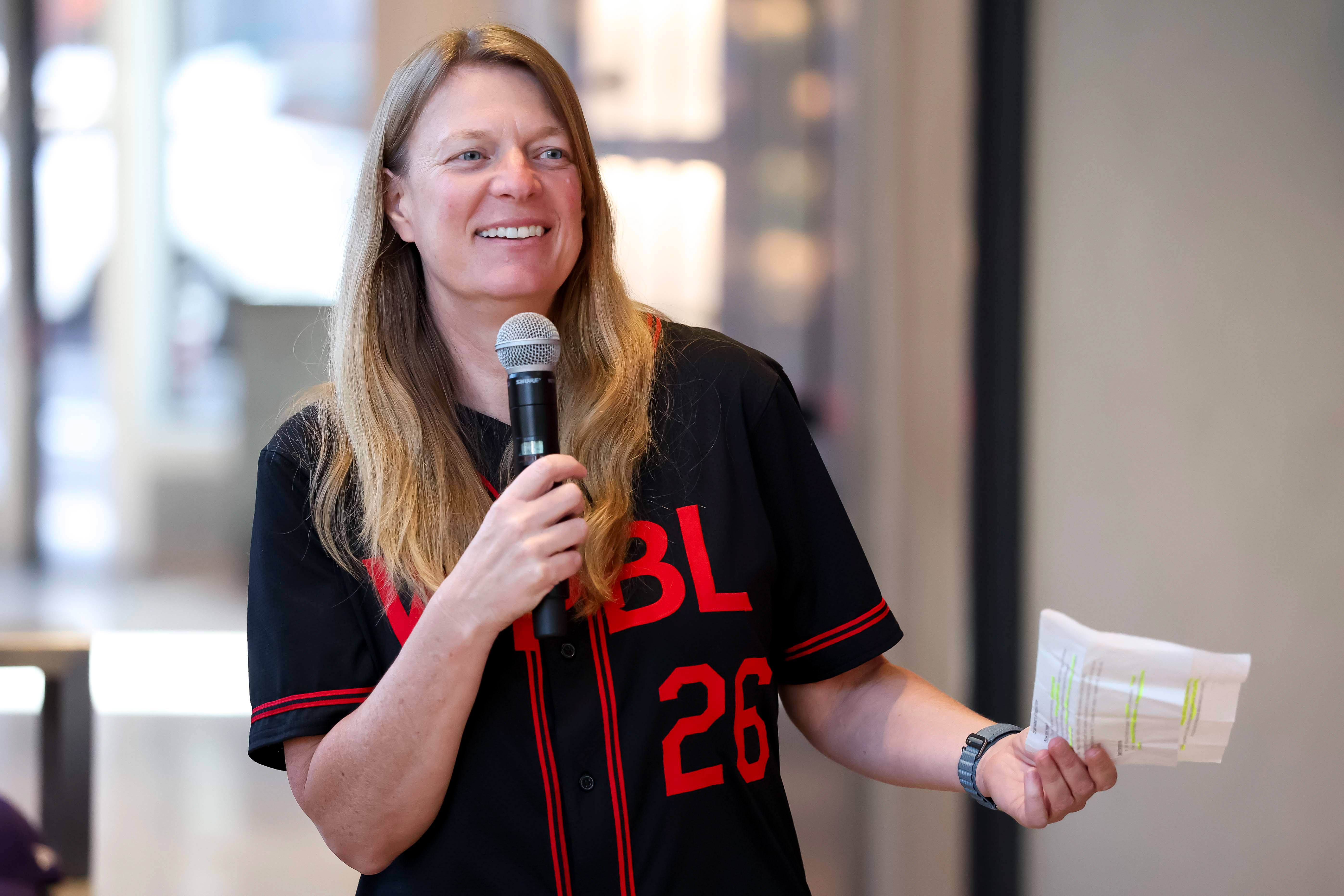 WPBL Commissioner Justine Siegal.