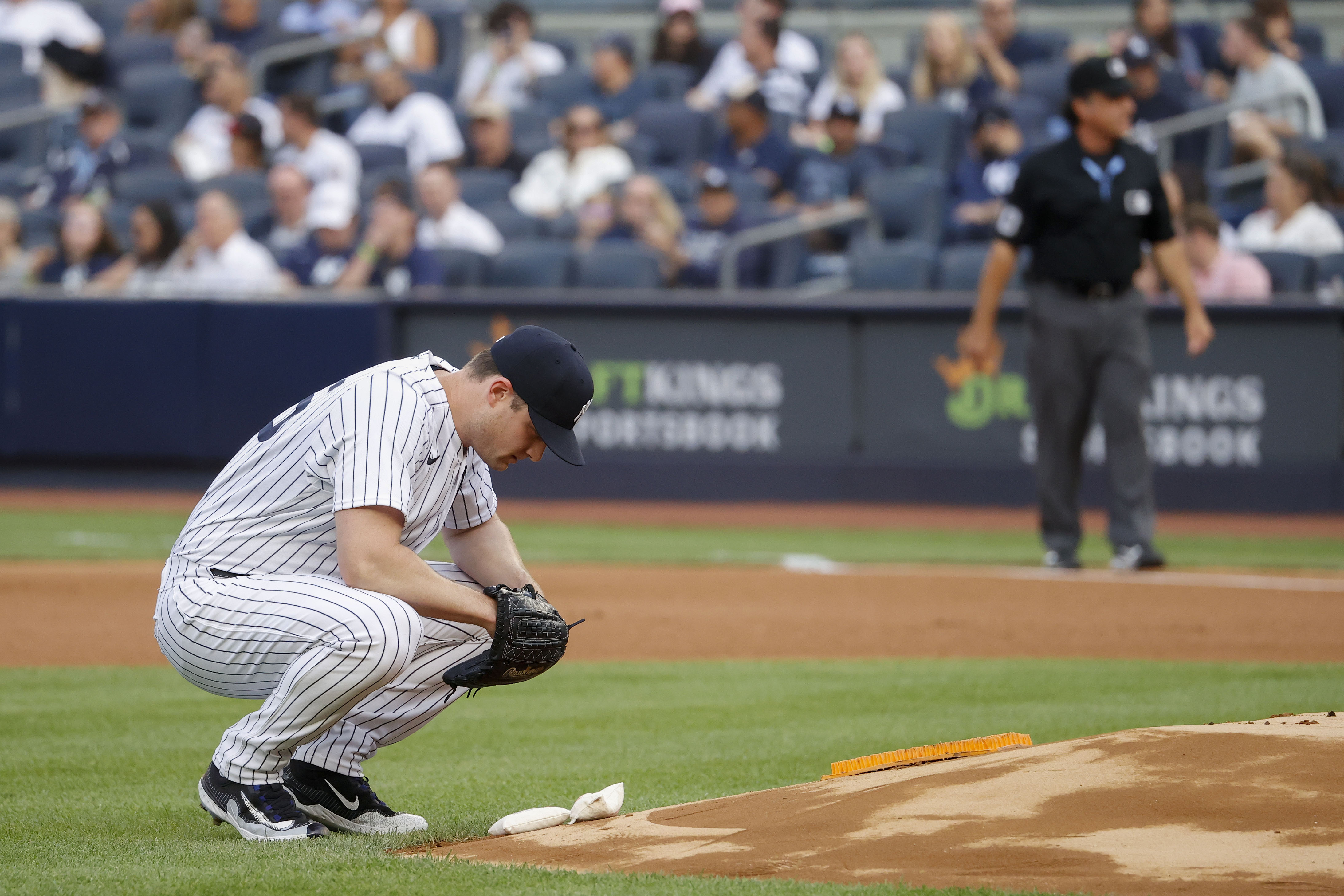 There are so many factors at play in the ever-changing world of baseball, but one constant is Gerrit Cole’s determination and focus every time he takes the mound. While he would love to go out and dictate the action every fifth day, in reality, it’s a game of adjustments, even for a pitcher with otherworldly stuff. The key, Cole says, is “finding different ways to produce similar results.” (Photo Credit: New York Yankees)